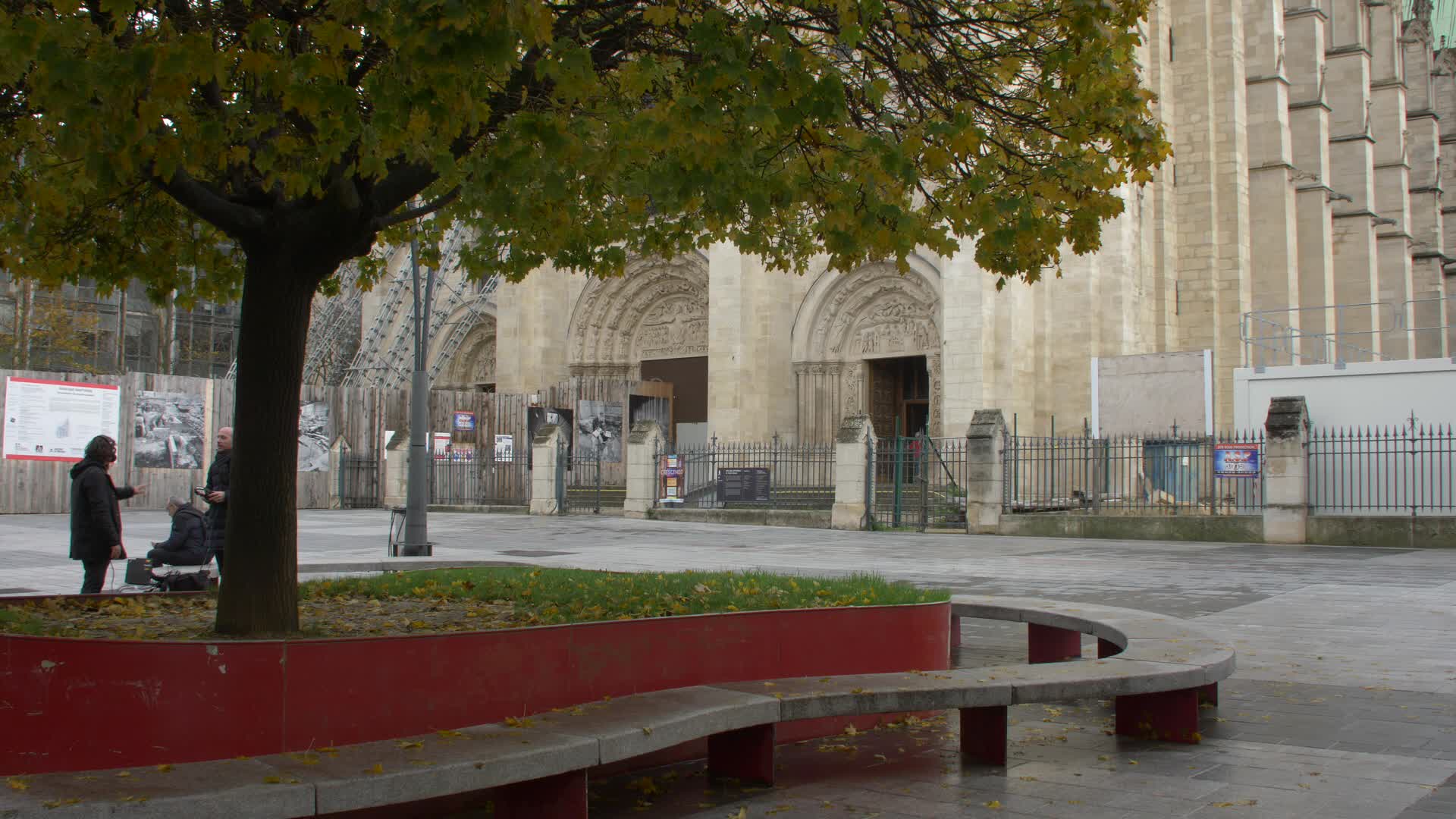 Police at Saint-Denis for political summit convened by Macron