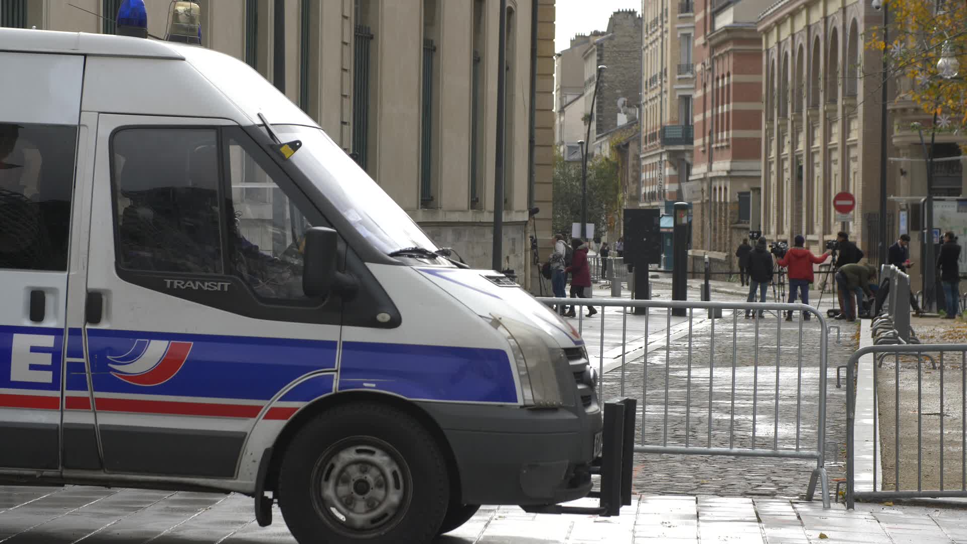 Police at Saint-Denis for political summit convened by Macron