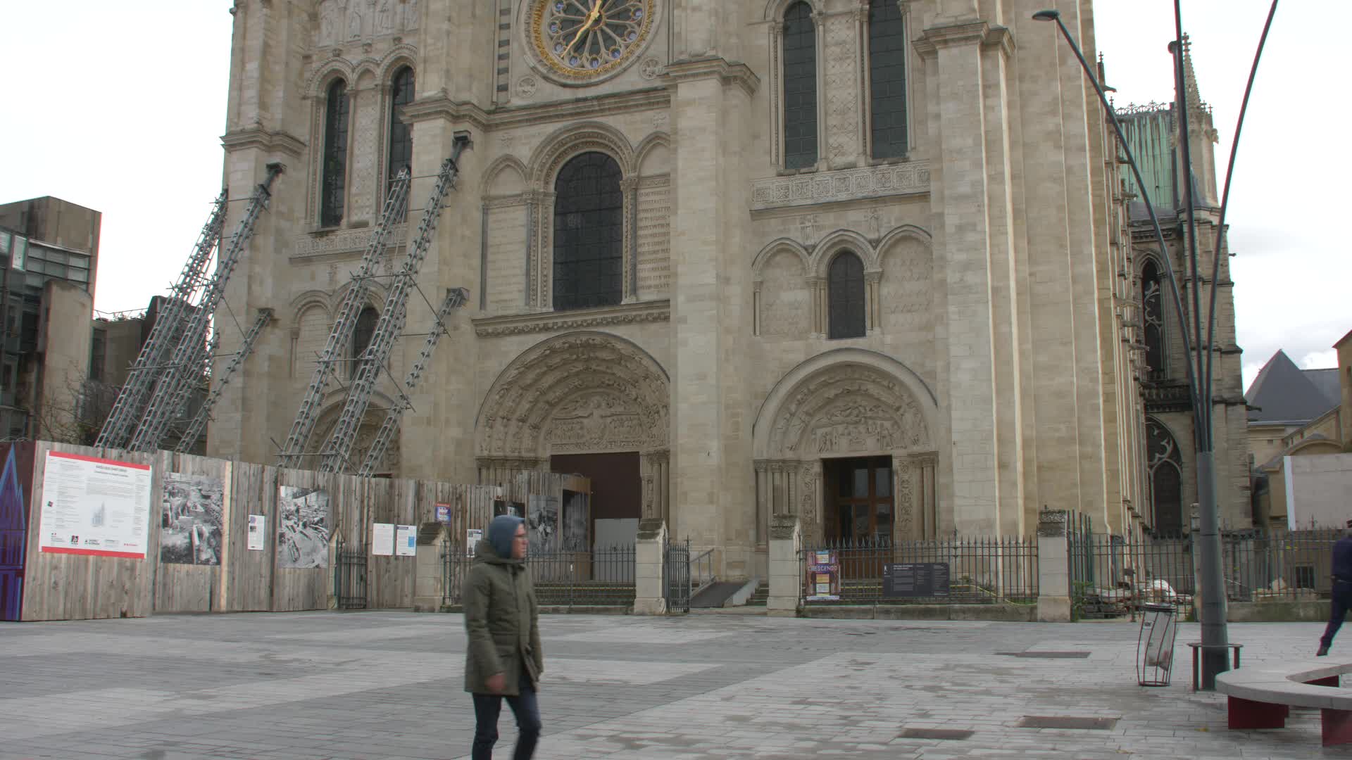 Police at Saint-Denis for political summit convened by Macron