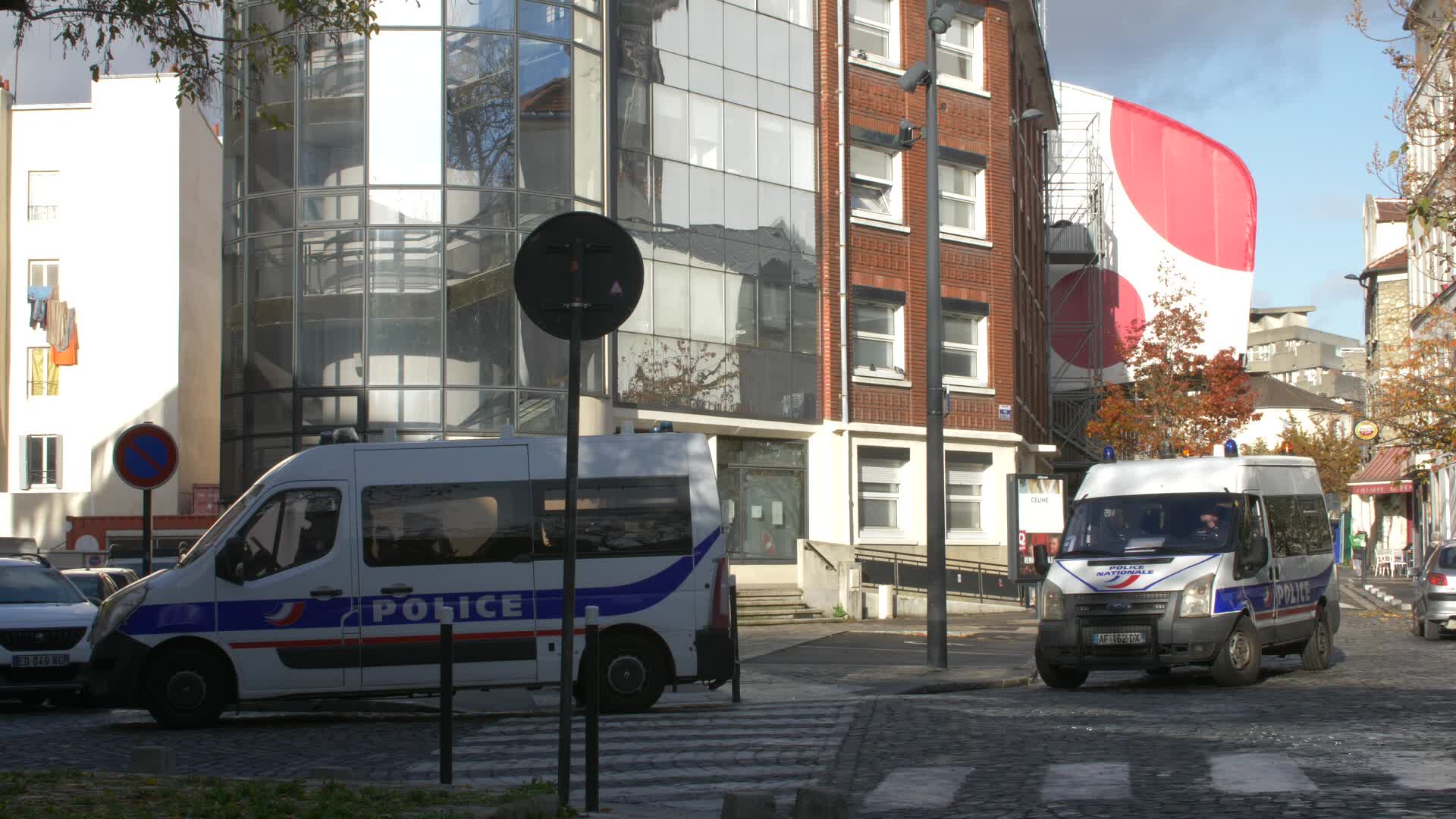 Police at Saint-Denis for political summit convened by Macron
