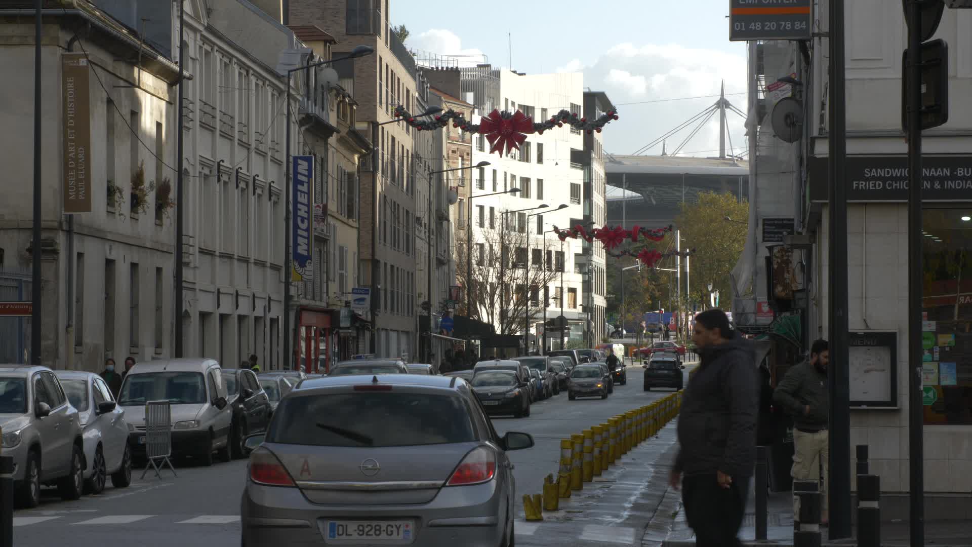 Police at Saint-Denis for political summit convened by Macron