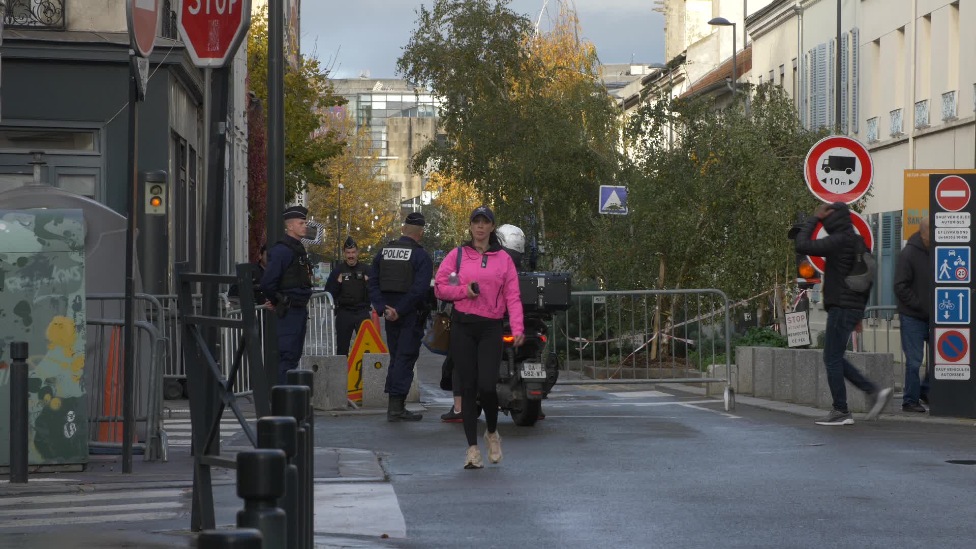 Police at Saint-Denis for political summit convened by Macron