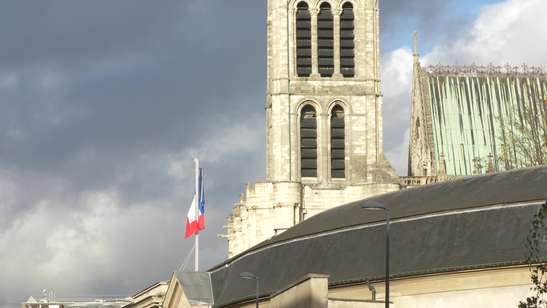 Police at Saint-Denis for political summit convened by Macron