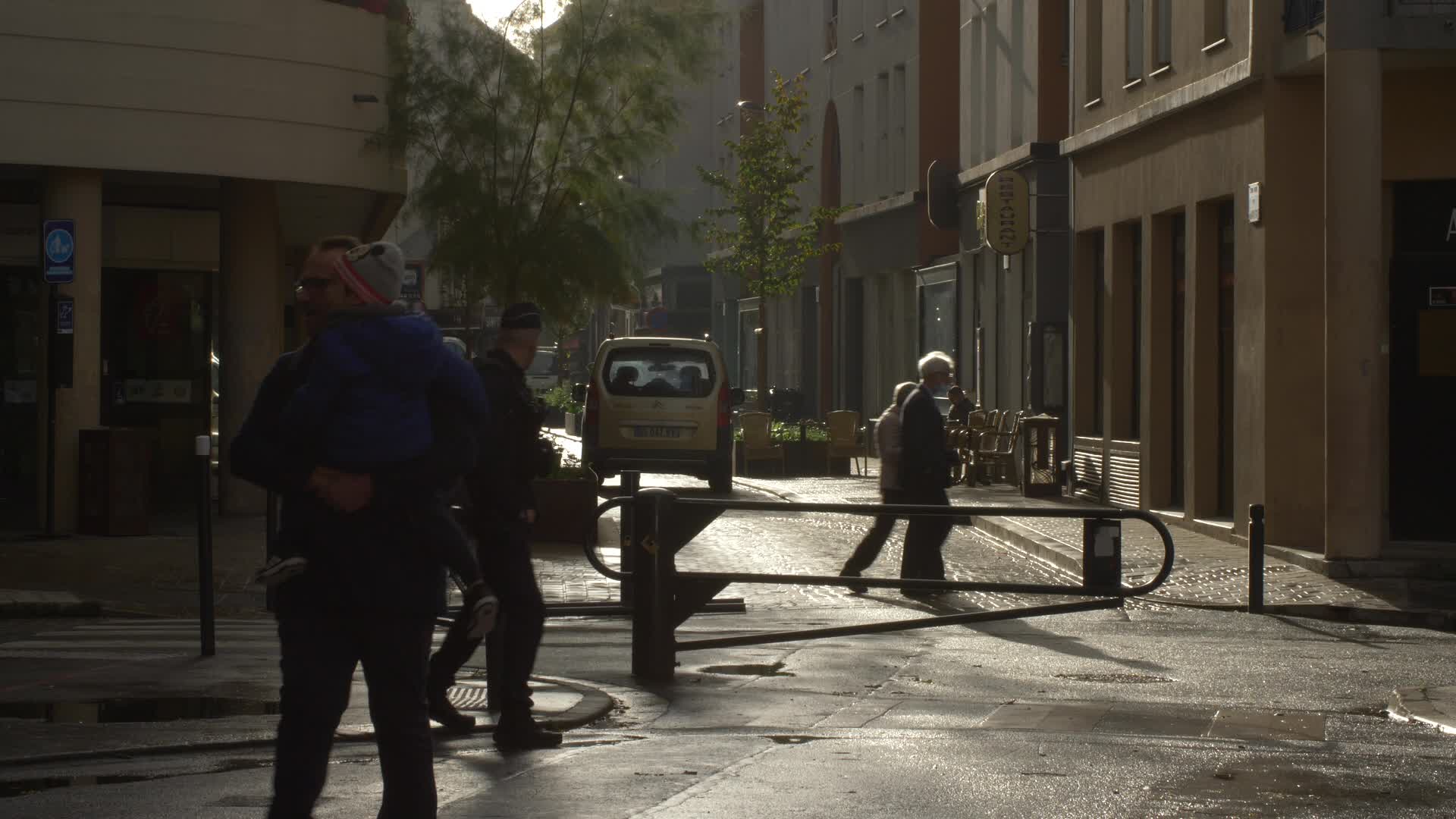 Police at Saint-Denis for political summit convened by Macron