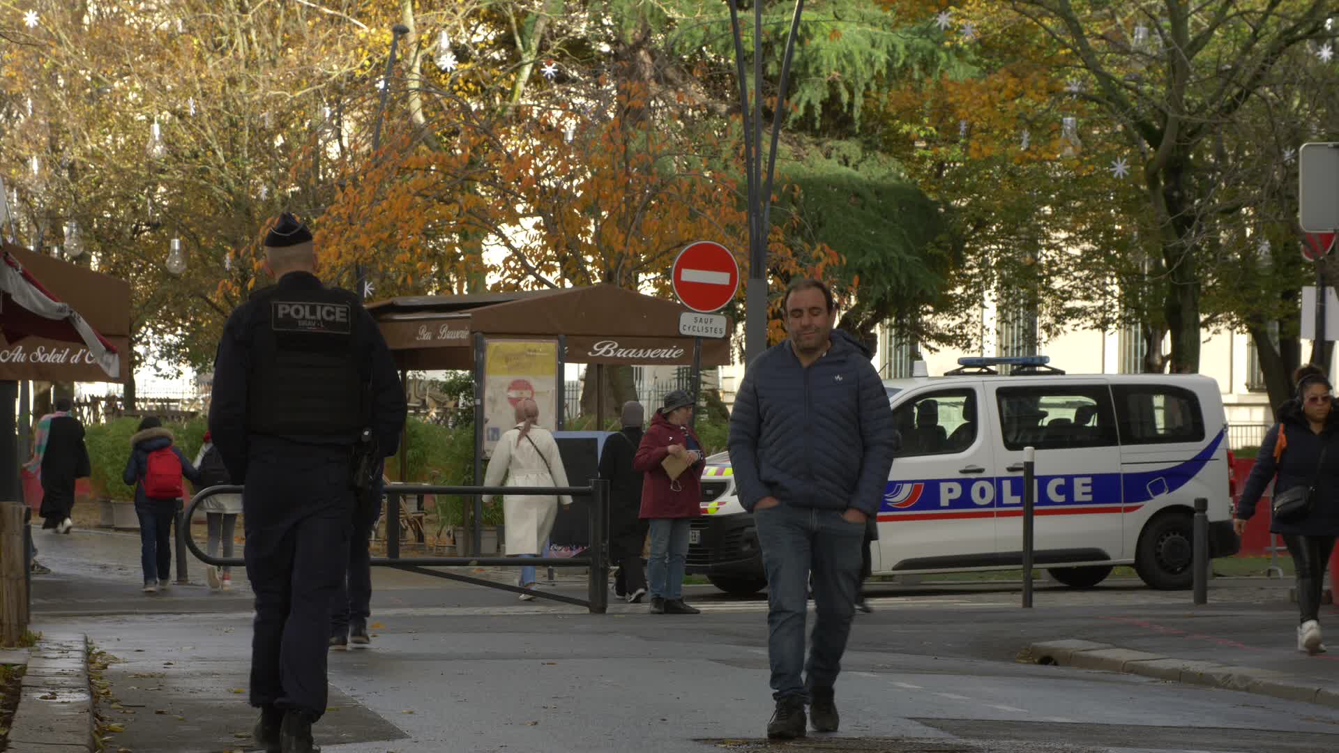Police at Saint-Denis for political summit convened by Macron
