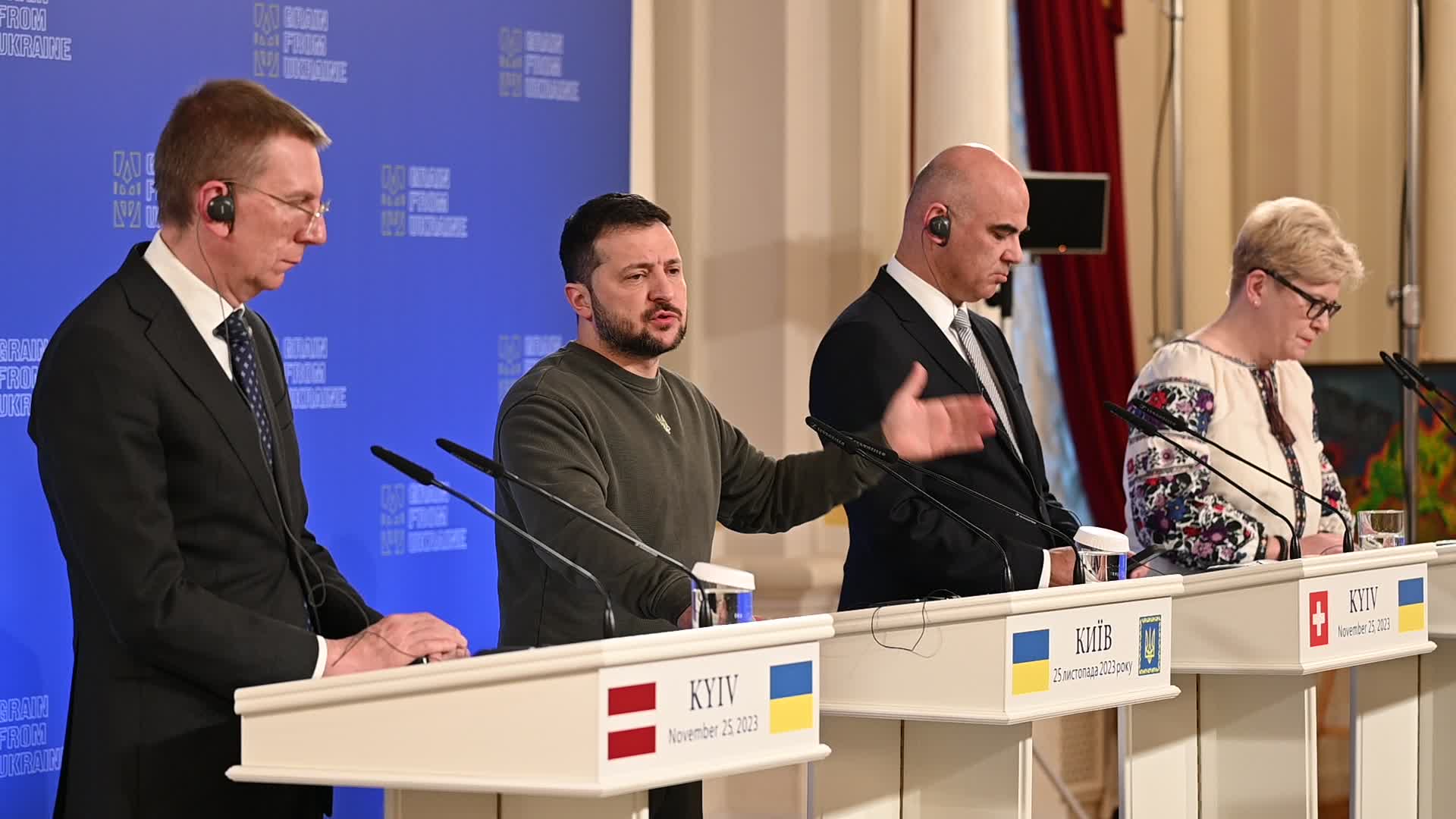 Grain from Ukraine international summit in Kyiv, amid Russia's invasion of Ukraine