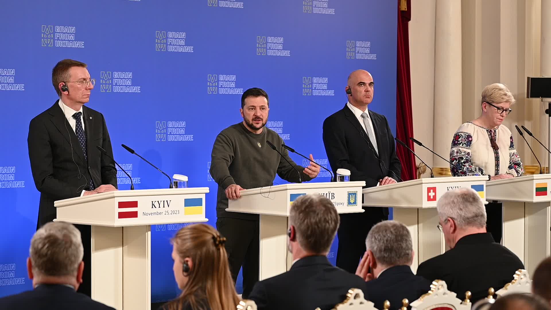 Grain from Ukraine international summit in Kyiv, amid Russia's invasion of Ukraine