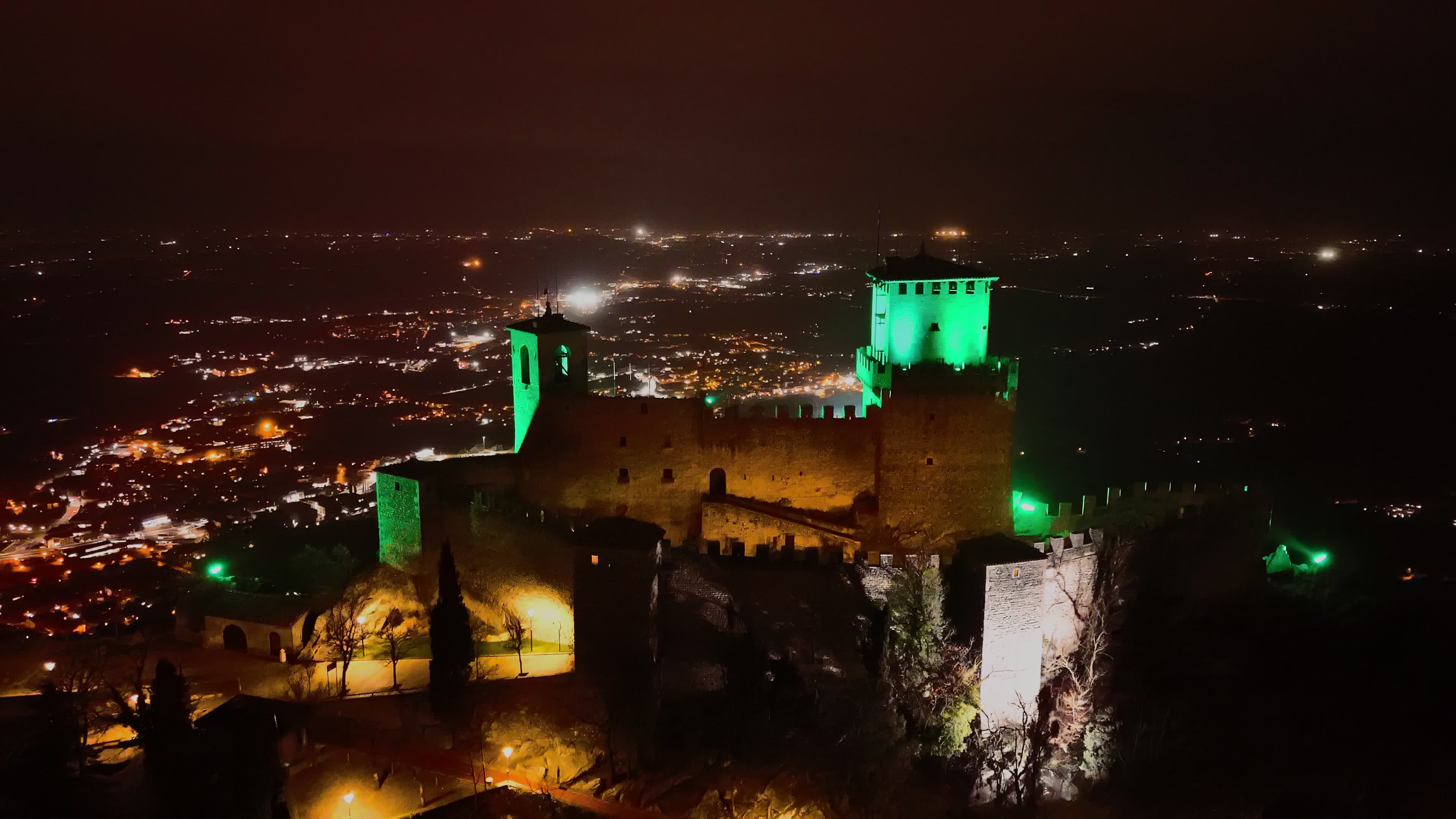 Aerial View Of San Marino