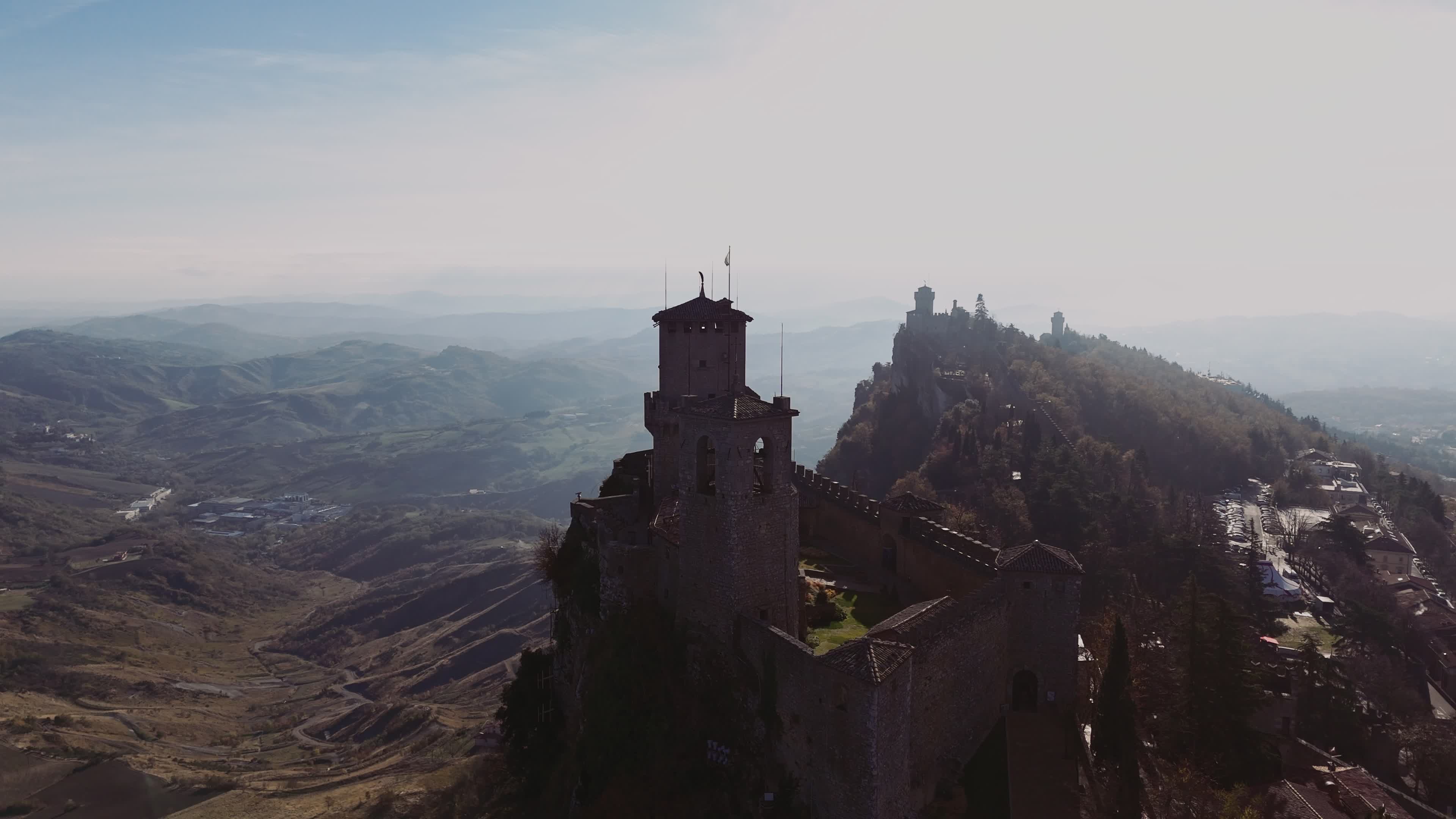 Aerial View Of San Marino