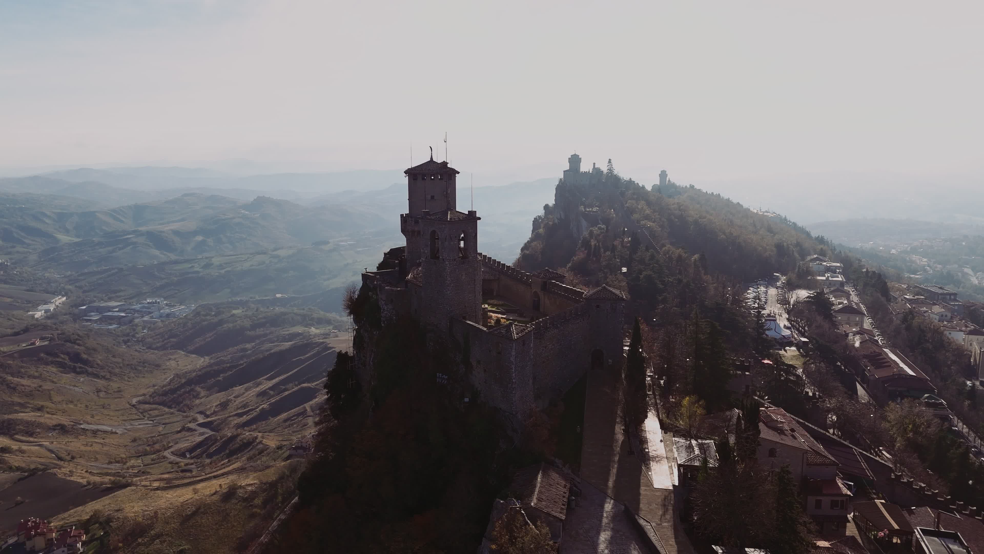 Aerial View Of San Marino