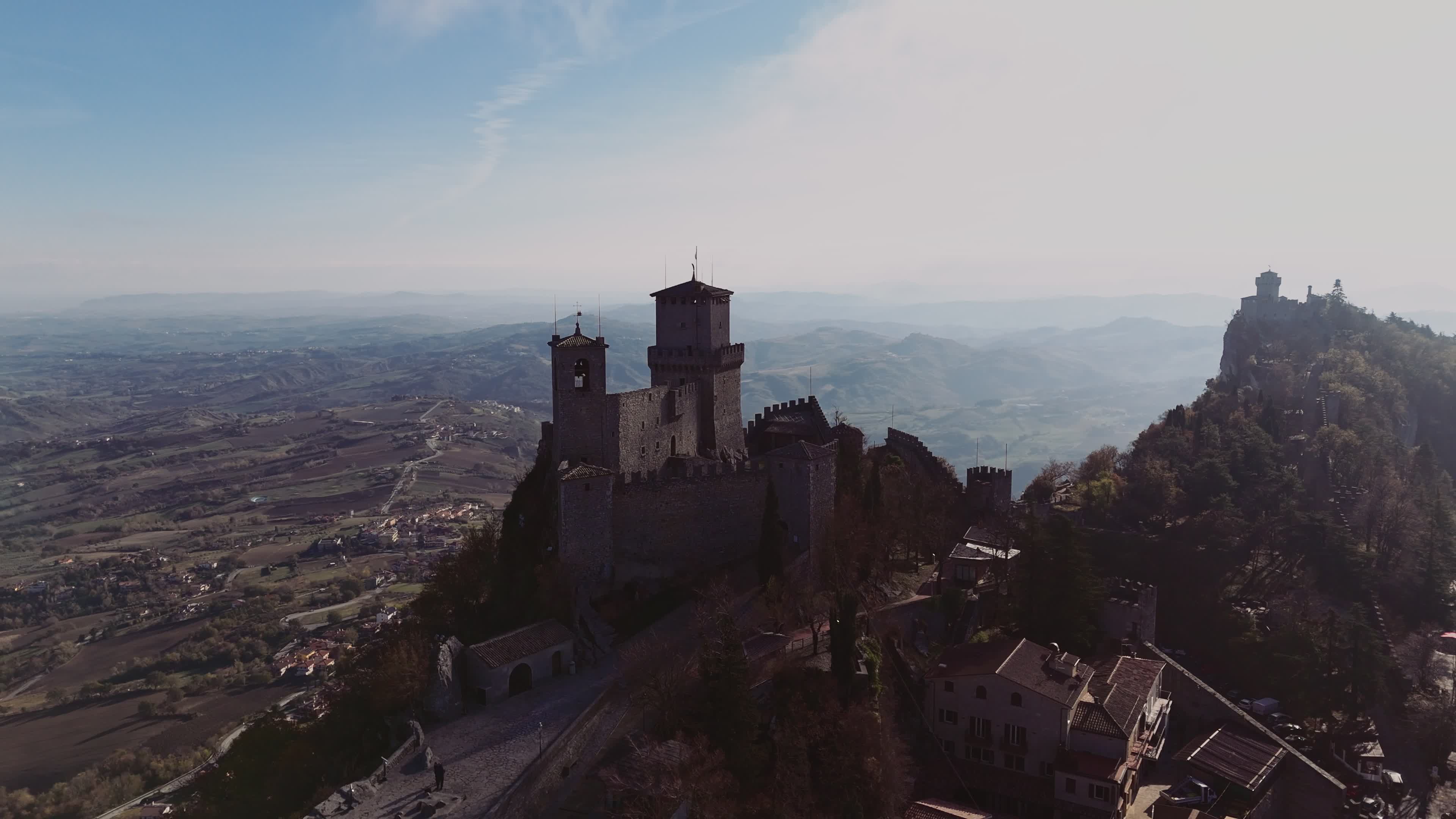 Aerial View Of San Marino