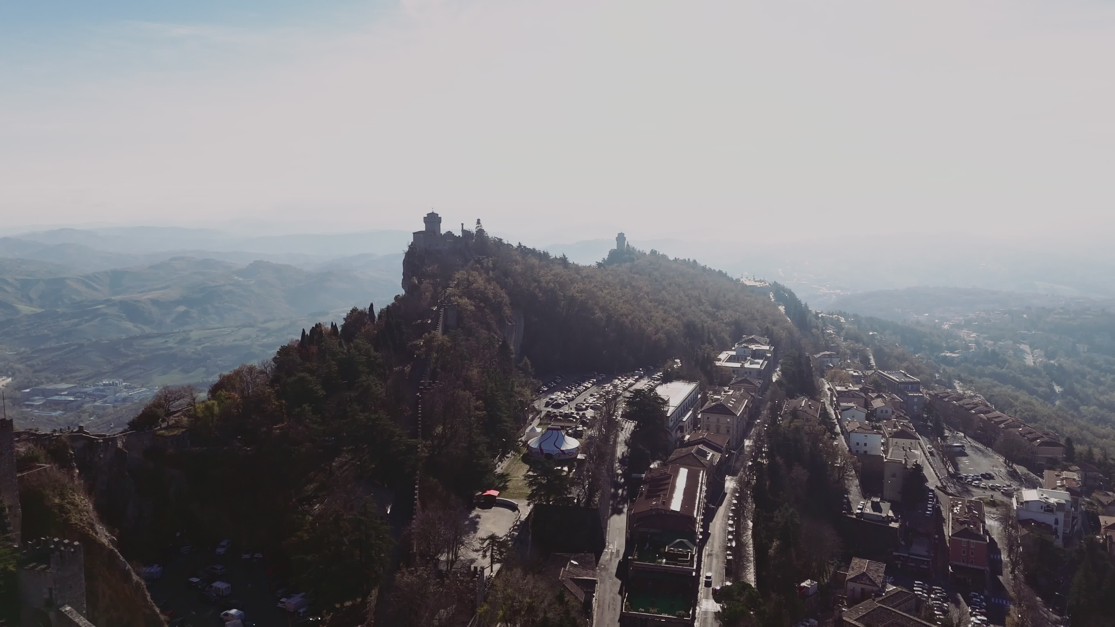 Aerial View Of San Marino