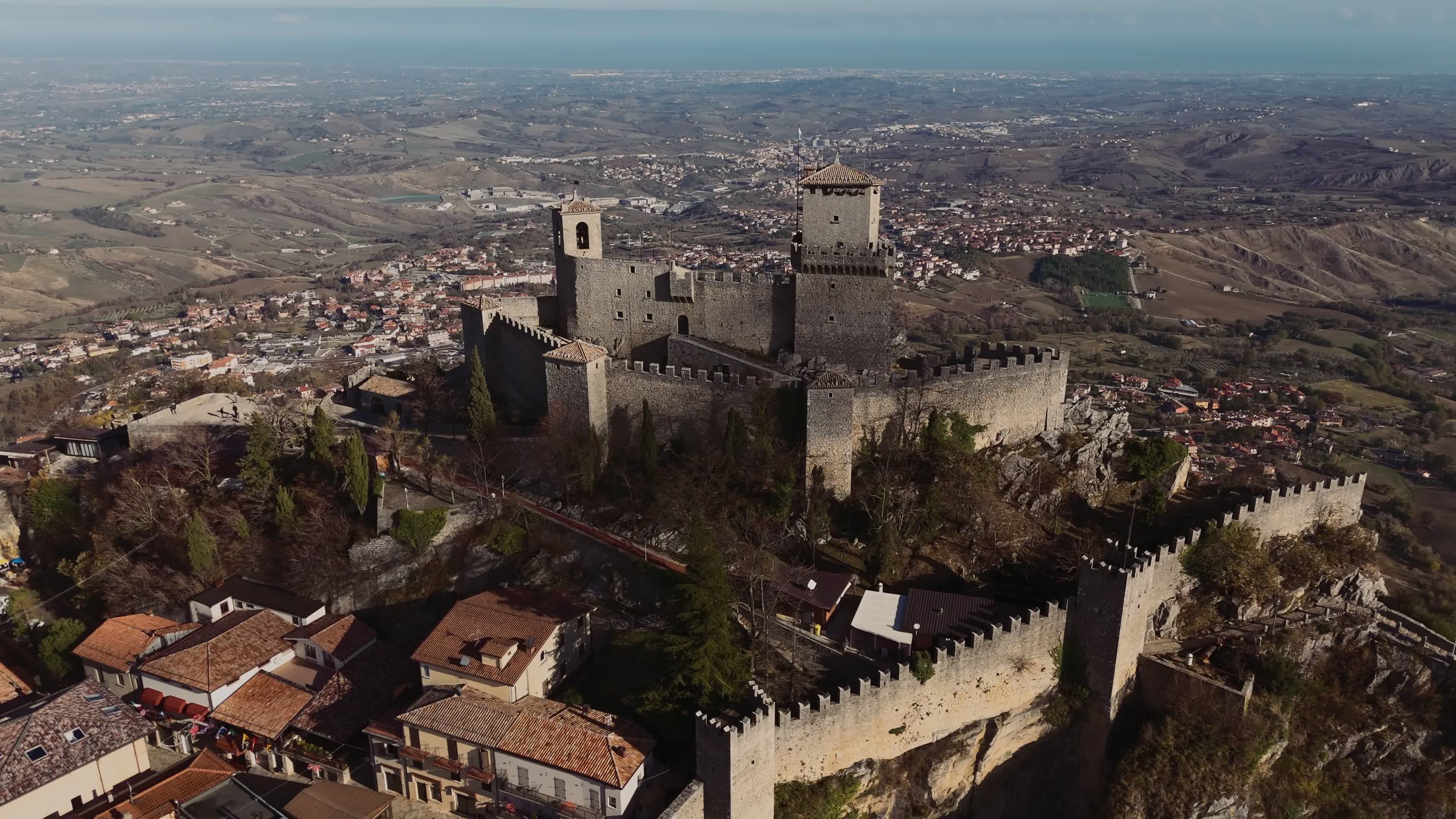 Aerial View Of San Marino