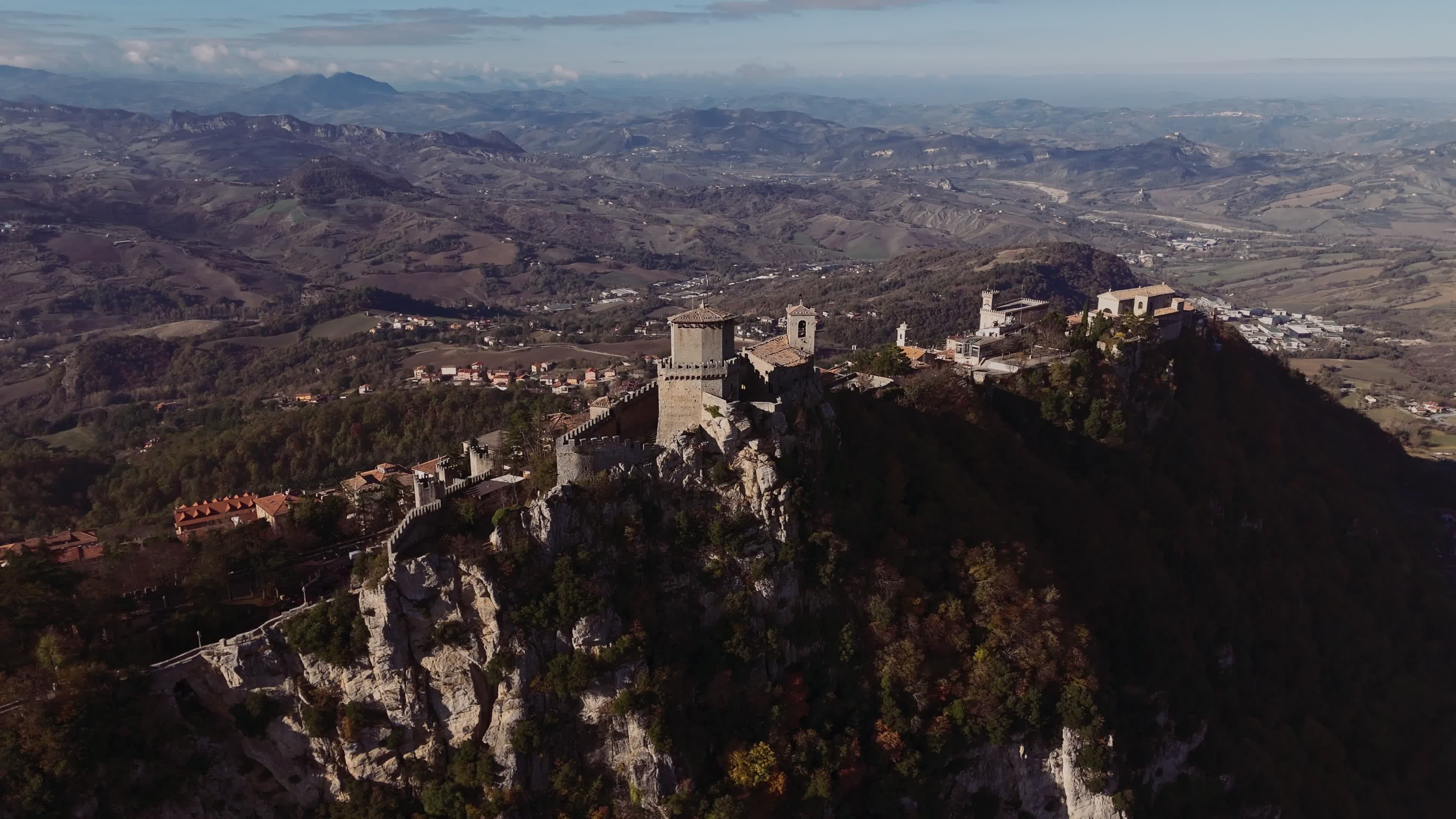 Aerial View Of San Marino
