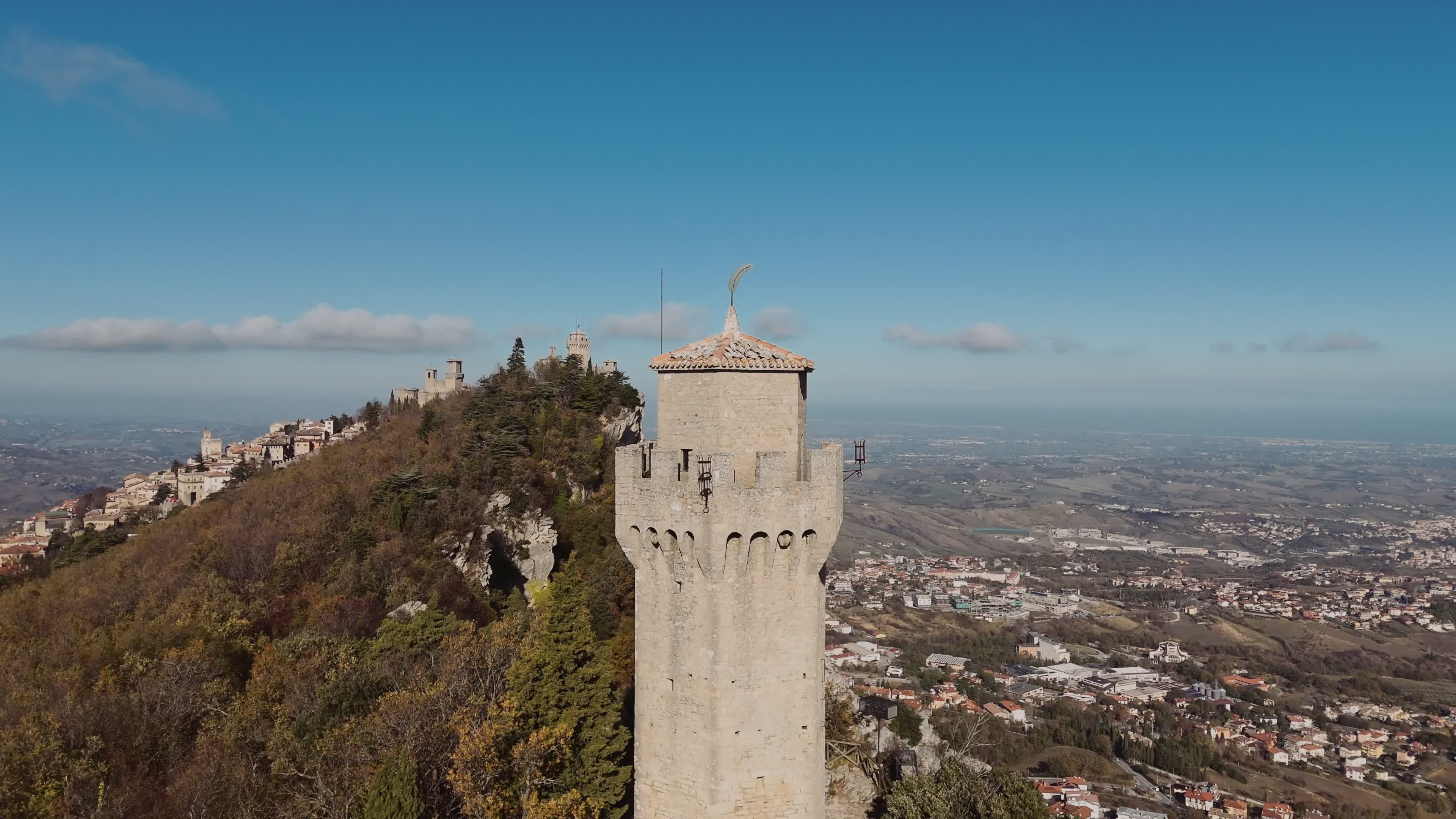 Aerial View Of San Marino