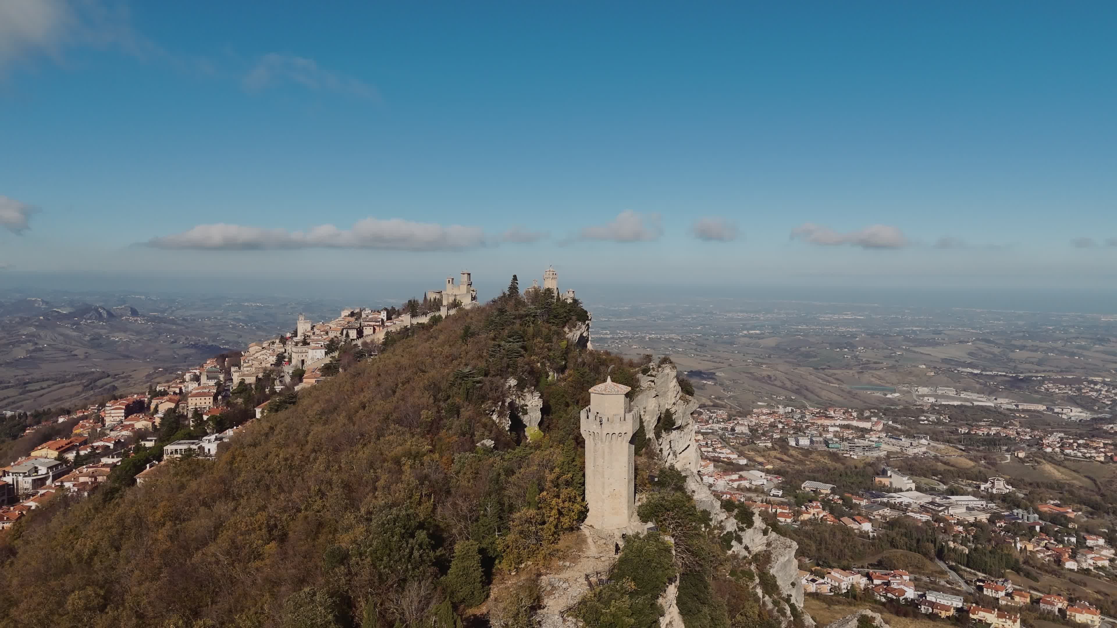 Aerial View Of San Marino