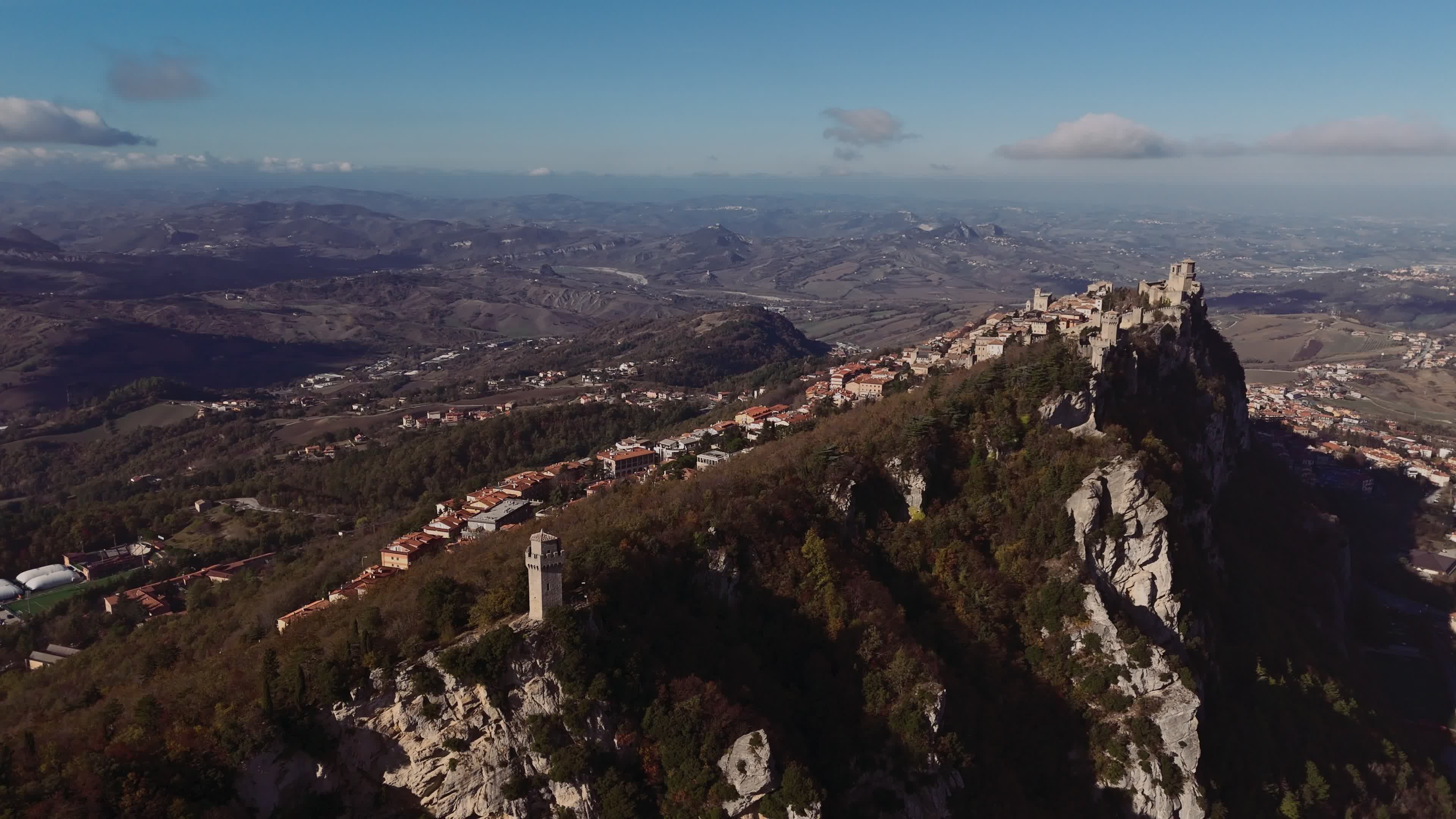 Aerial View Of San Marino