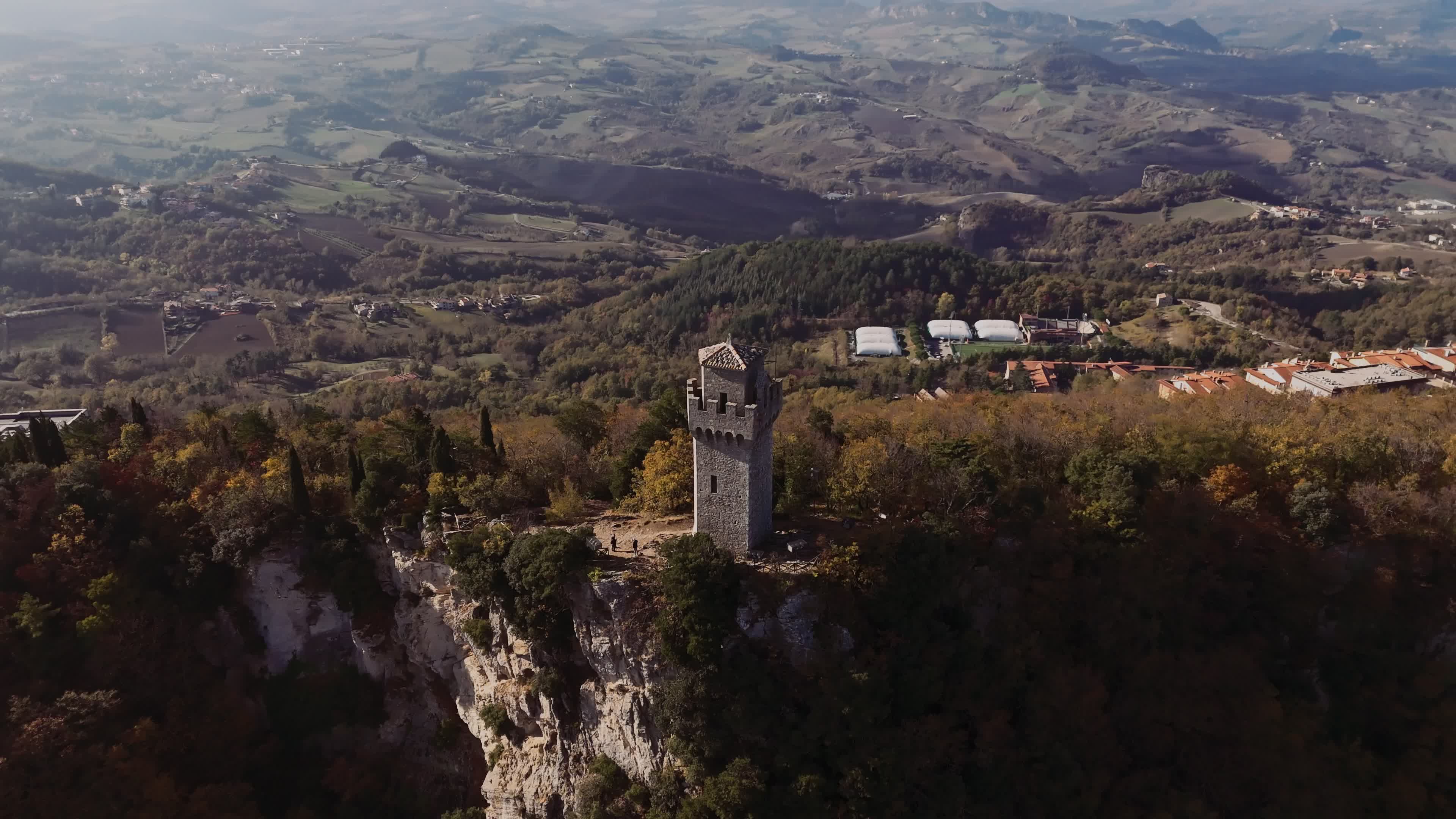 Aerial View Of San Marino