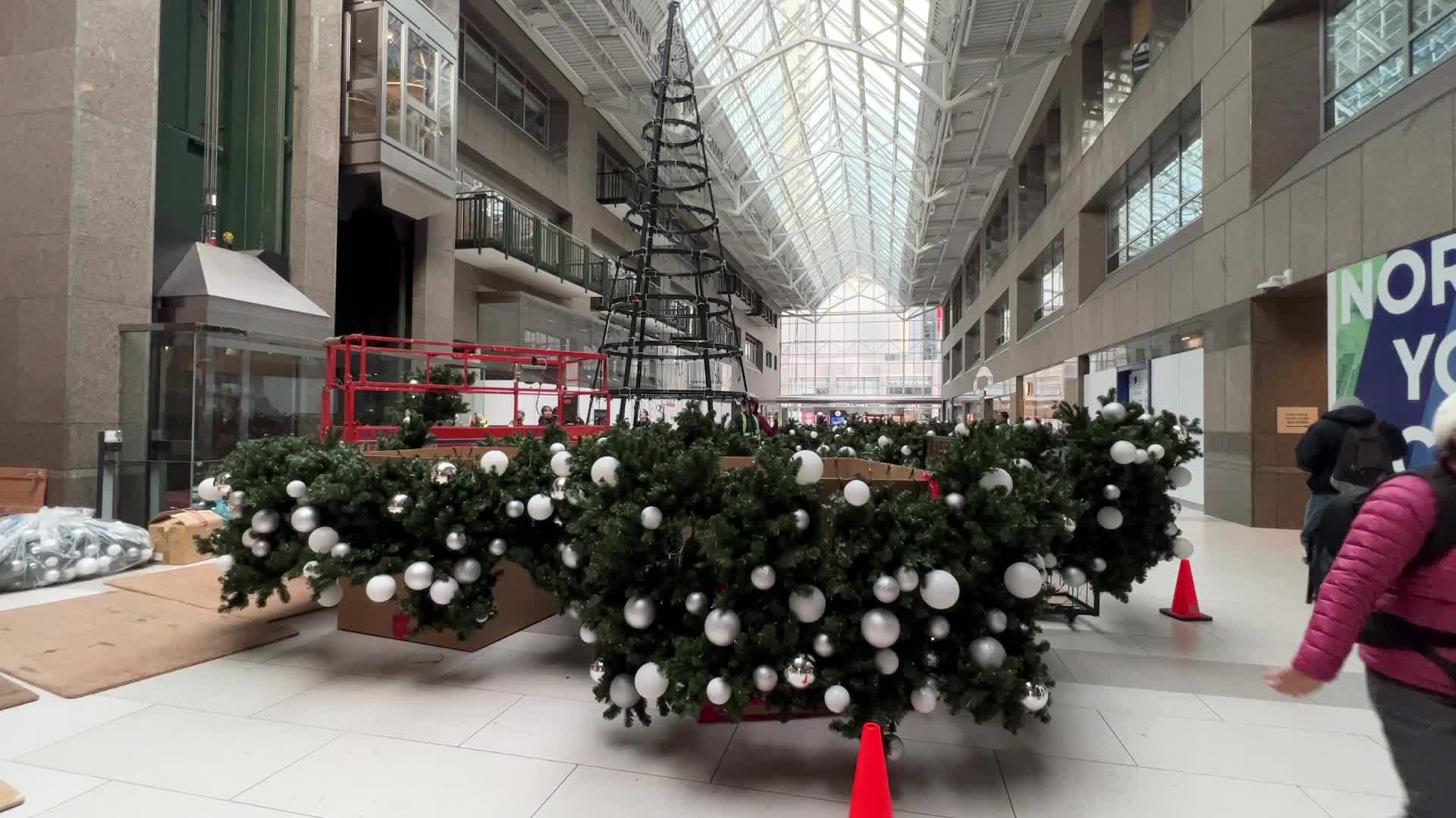 Christmas atmosphere in Toronto, Canada