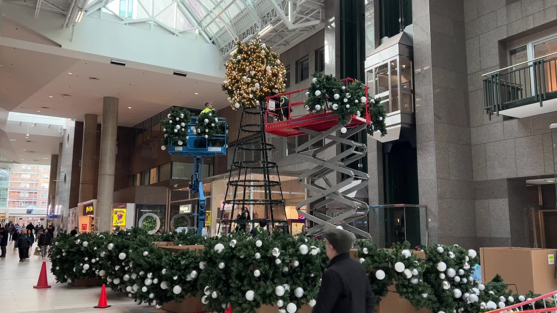Christmas atmosphere in Toronto, Canada