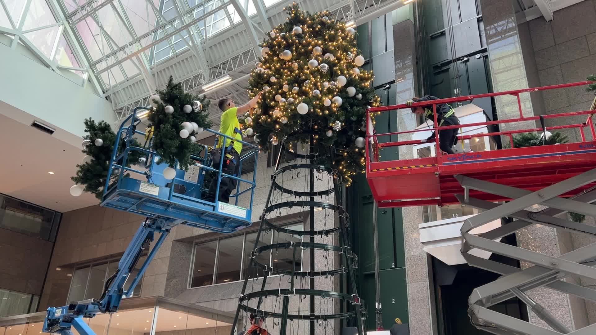Christmas atmosphere in Toronto, Canada