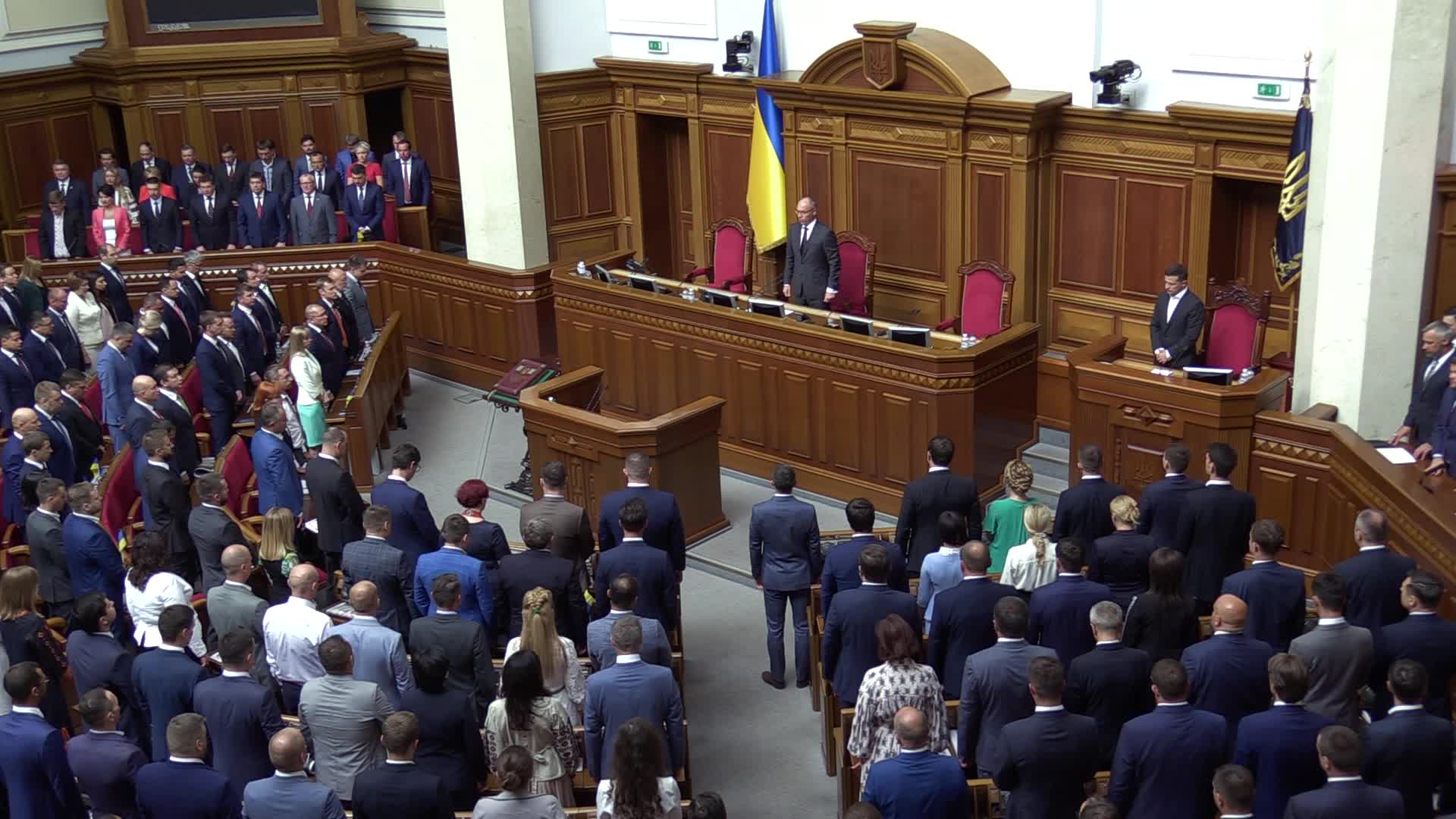 First session of newly Ukrainian Parliament in Kiev