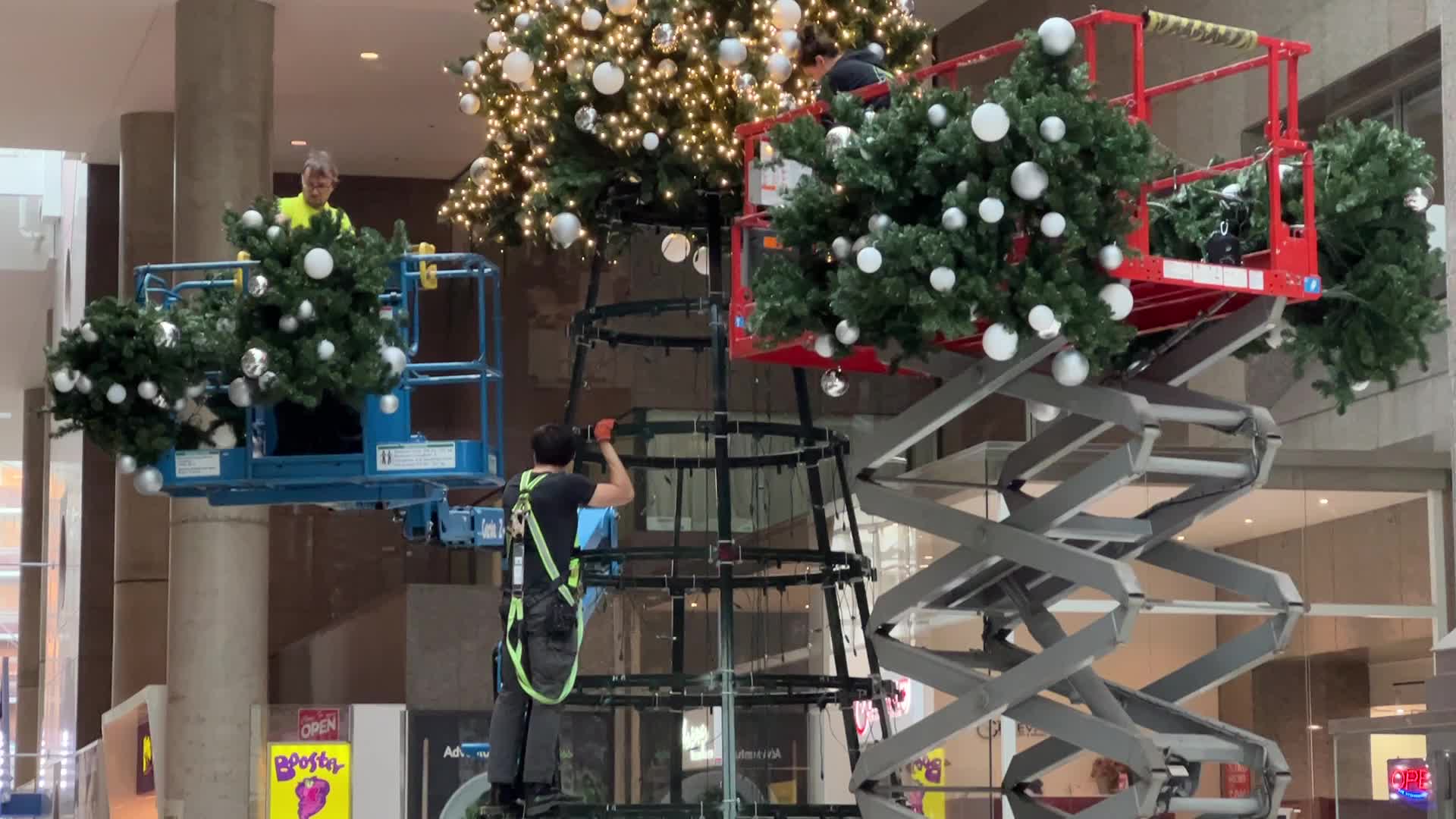 Christmas atmosphere in Toronto, Canada