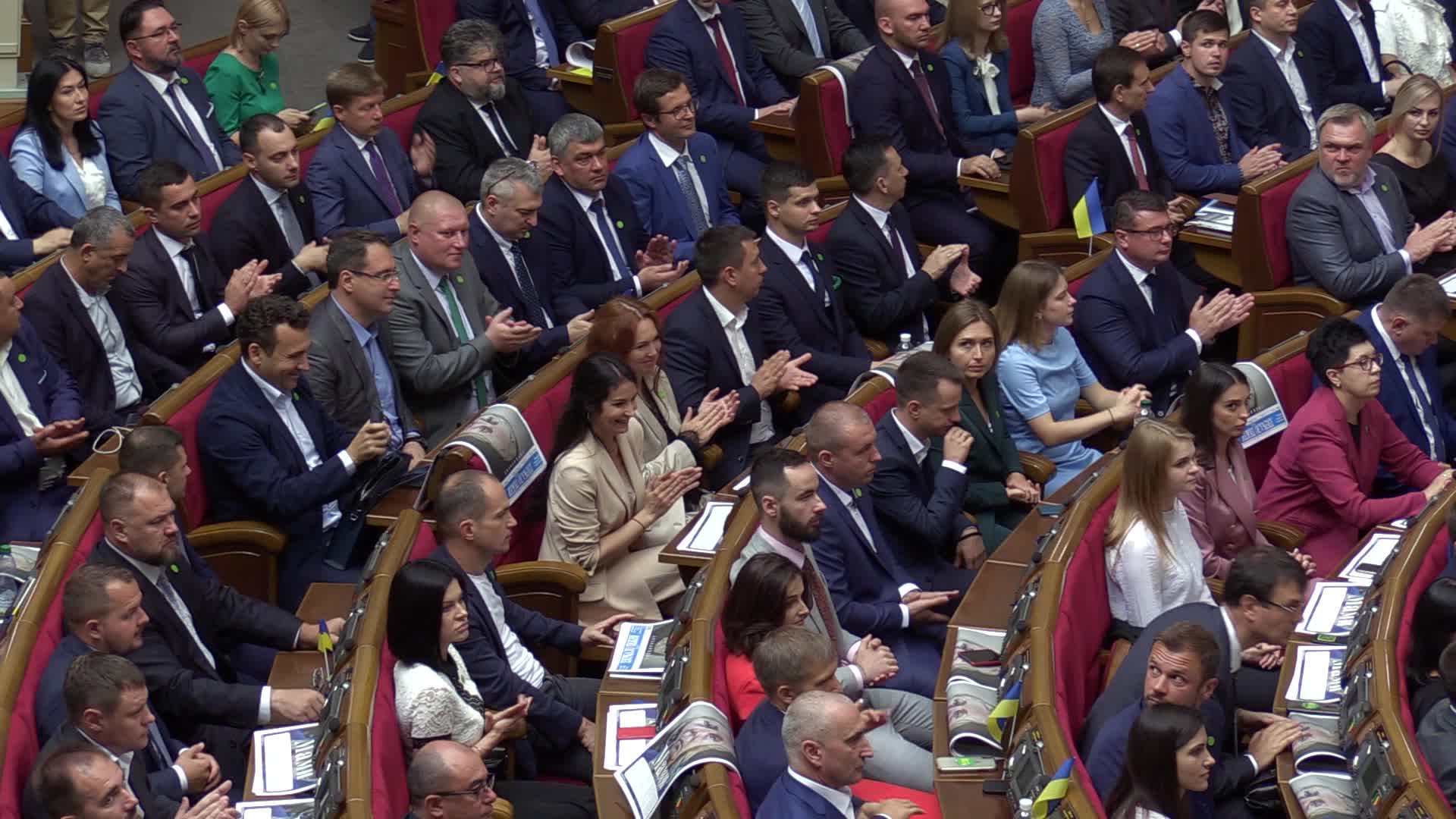 First session of newly Ukrainian Parliament in Kiev