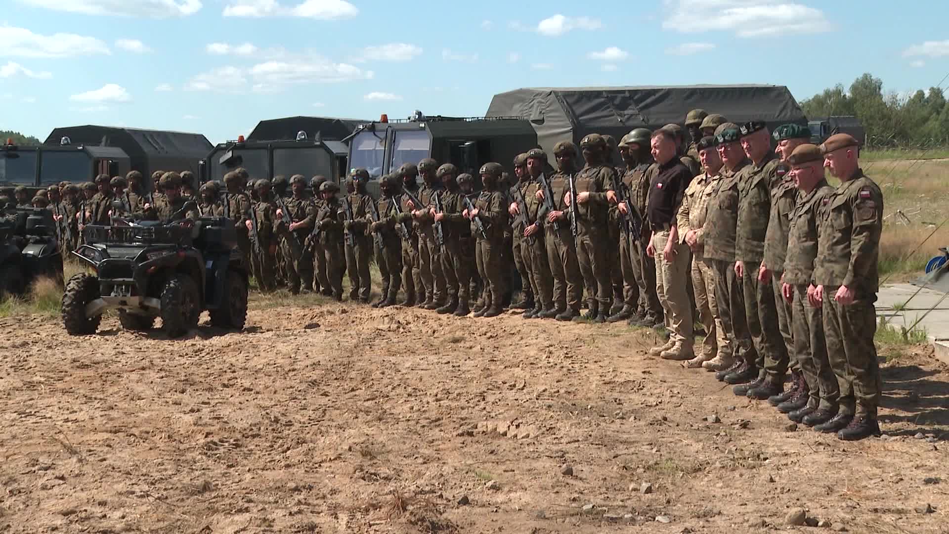 Poland has increased the number of troops protecting its border with Belarus