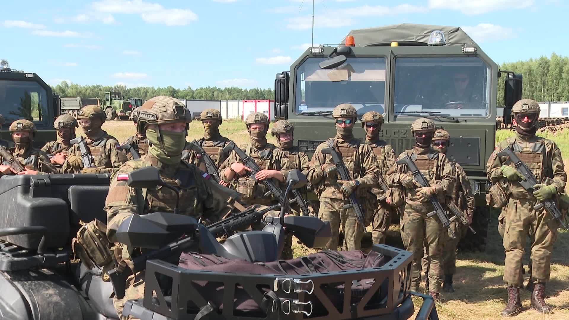 Poland has increased the number of troops protecting its border with Belarus