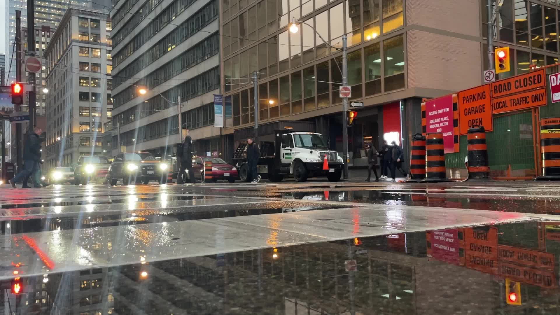 Rainy Day In Toronto, Canada