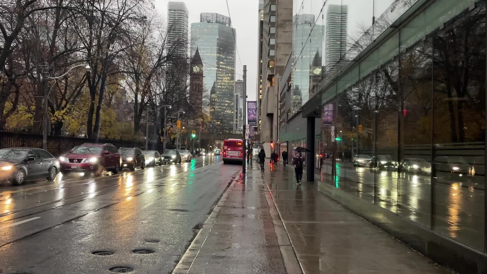 Rainy Day In Toronto, Canada