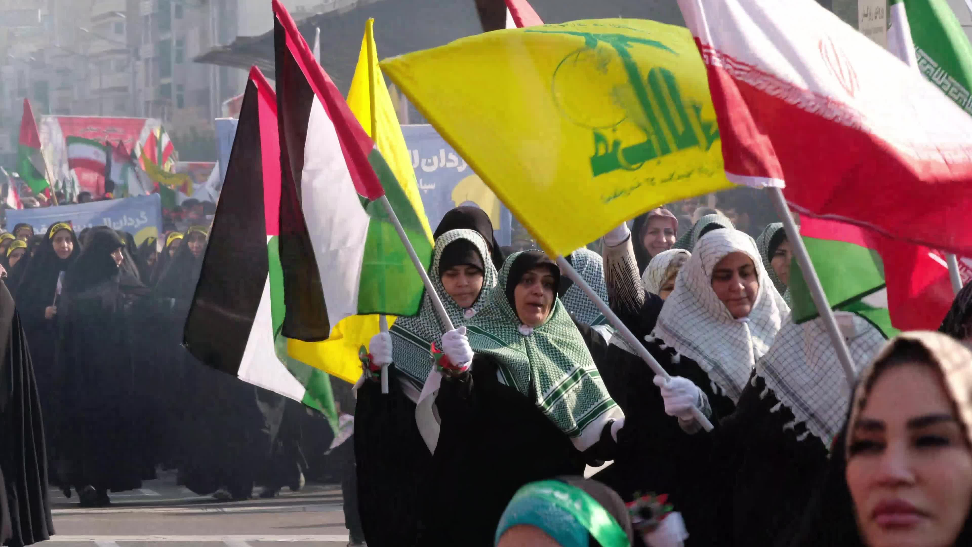 Ela Beit Al-Moghaddas Military Rally in Tehran