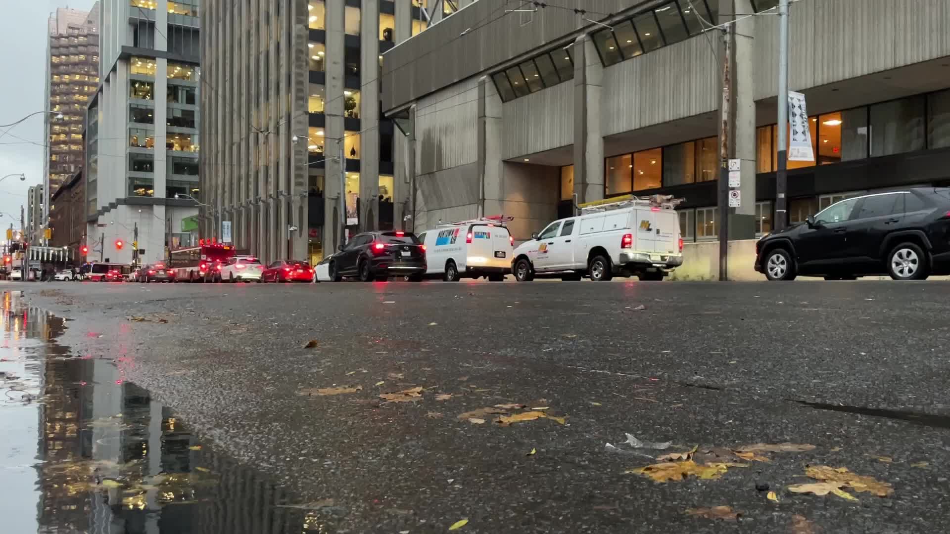 Rainy Day In Toronto, Canada