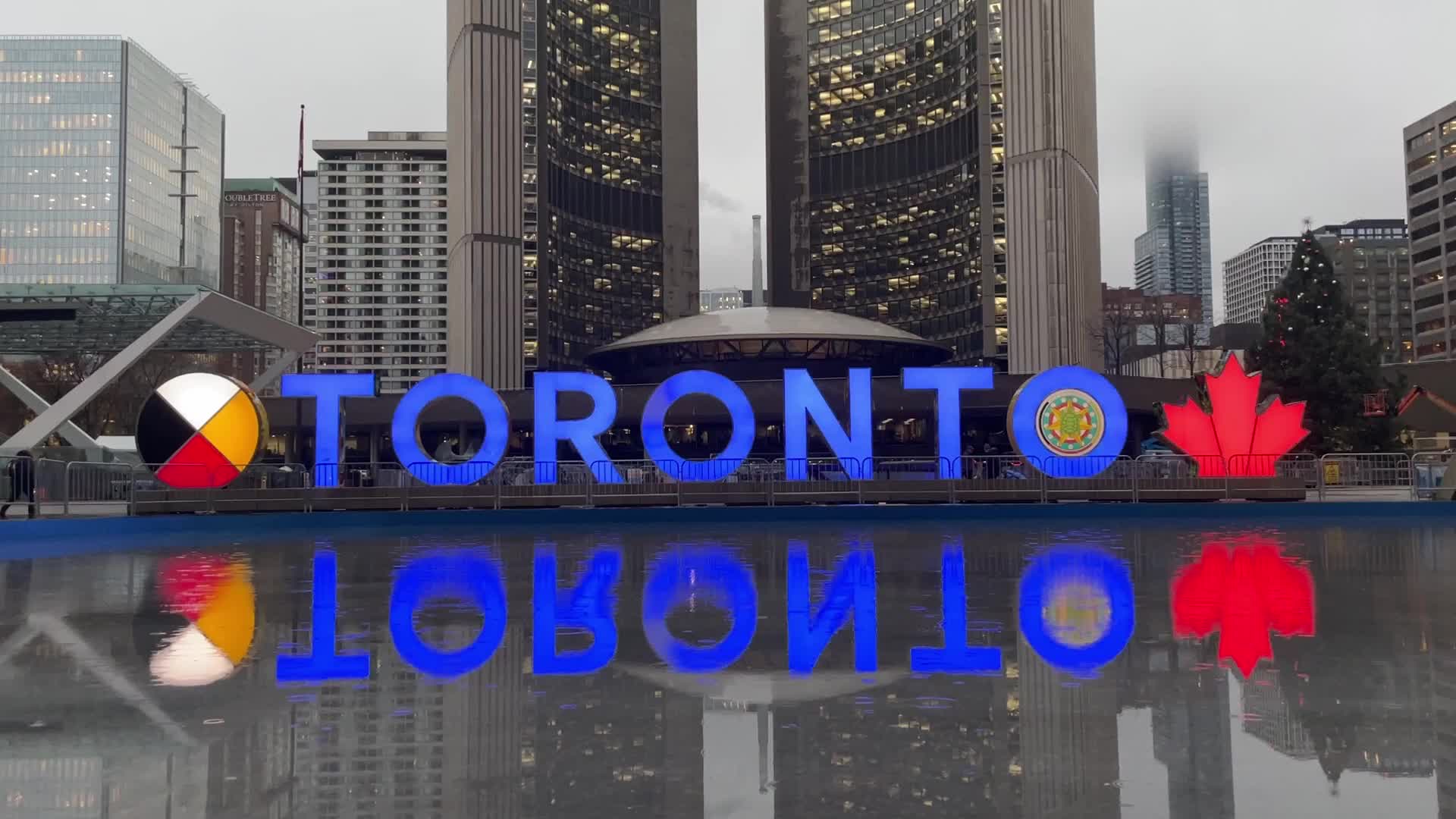 Rainy Day In Toronto, Canada