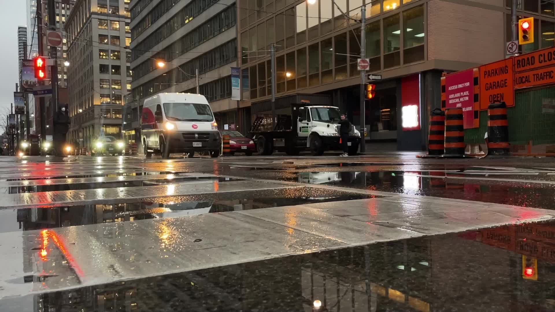 Rainy Day In Toronto, Canada