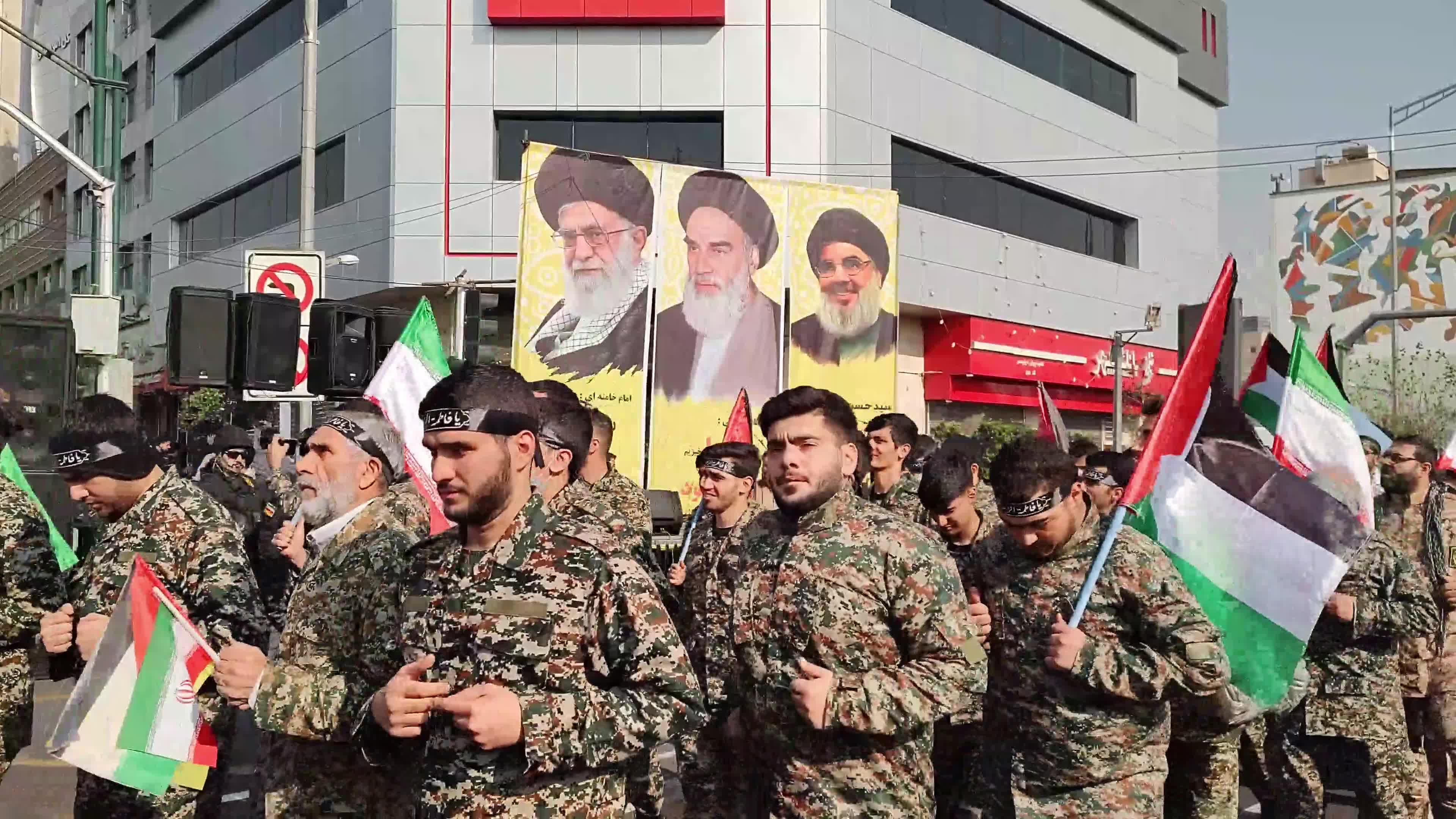 Ela Beit Al-Moghaddas Military Rally in Tehran