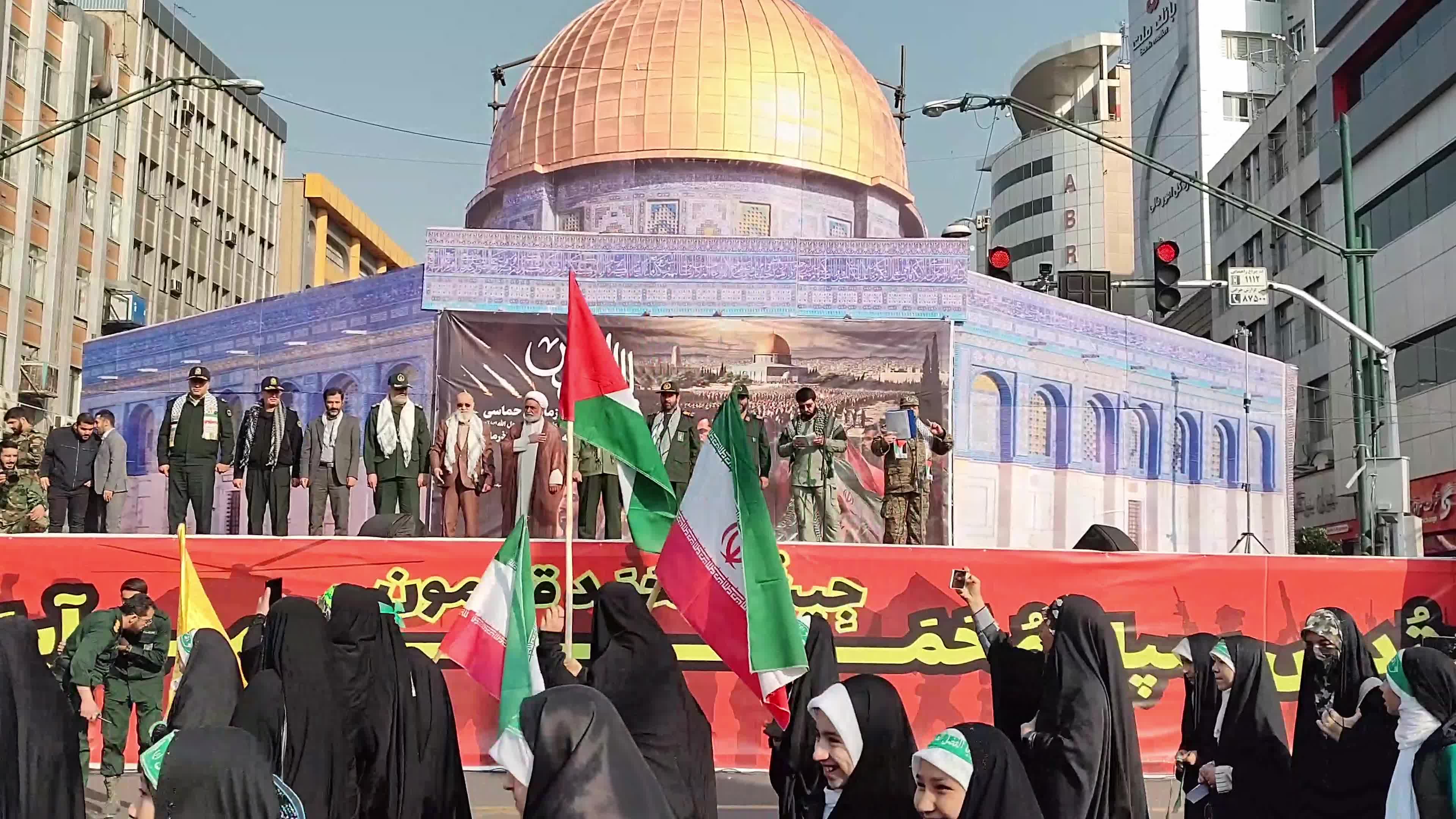 Ela Beit Al-Moghaddas Military Rally in Tehran