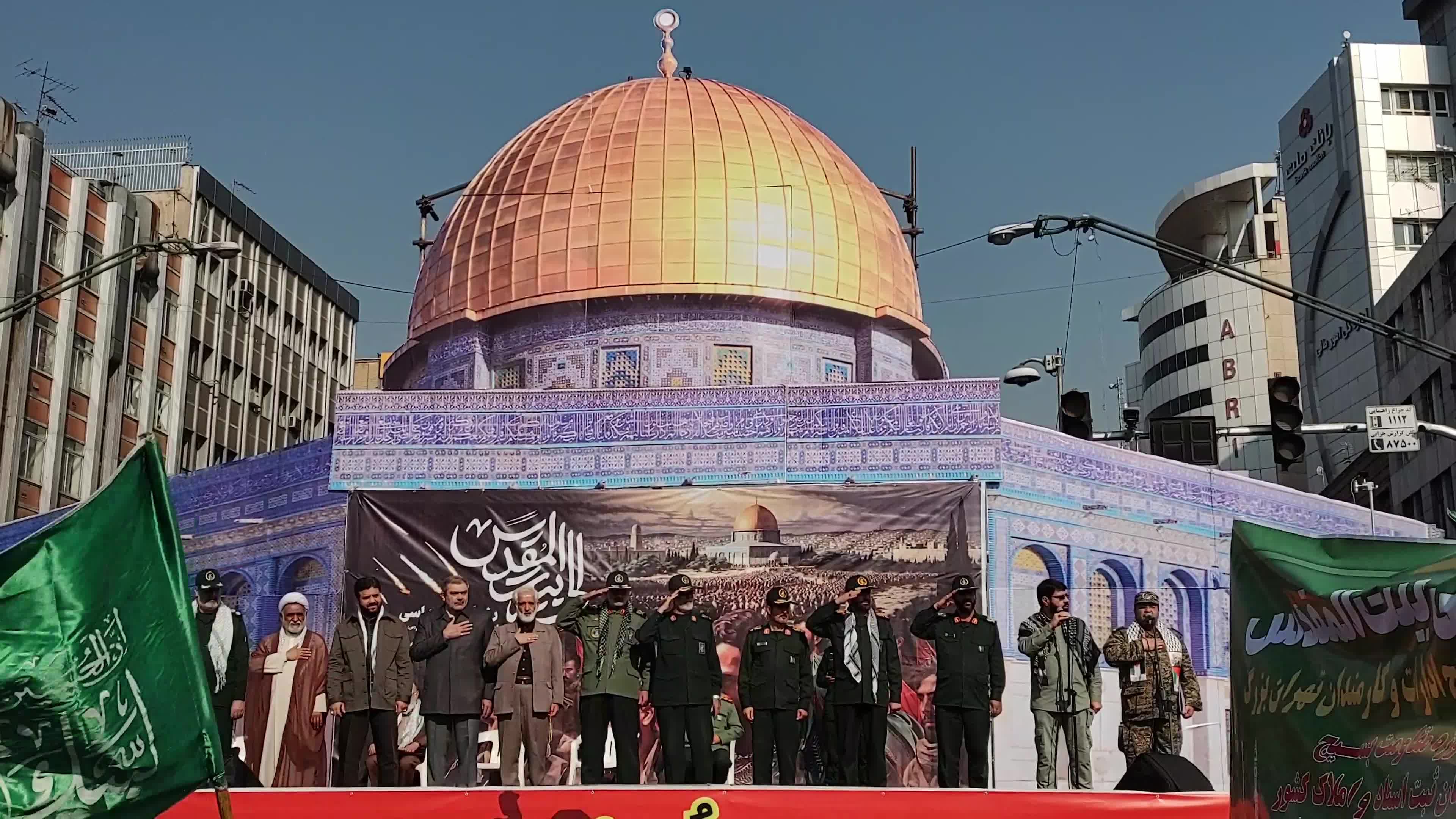 Ela Beit Al-Moghaddas Military Rally in Tehran