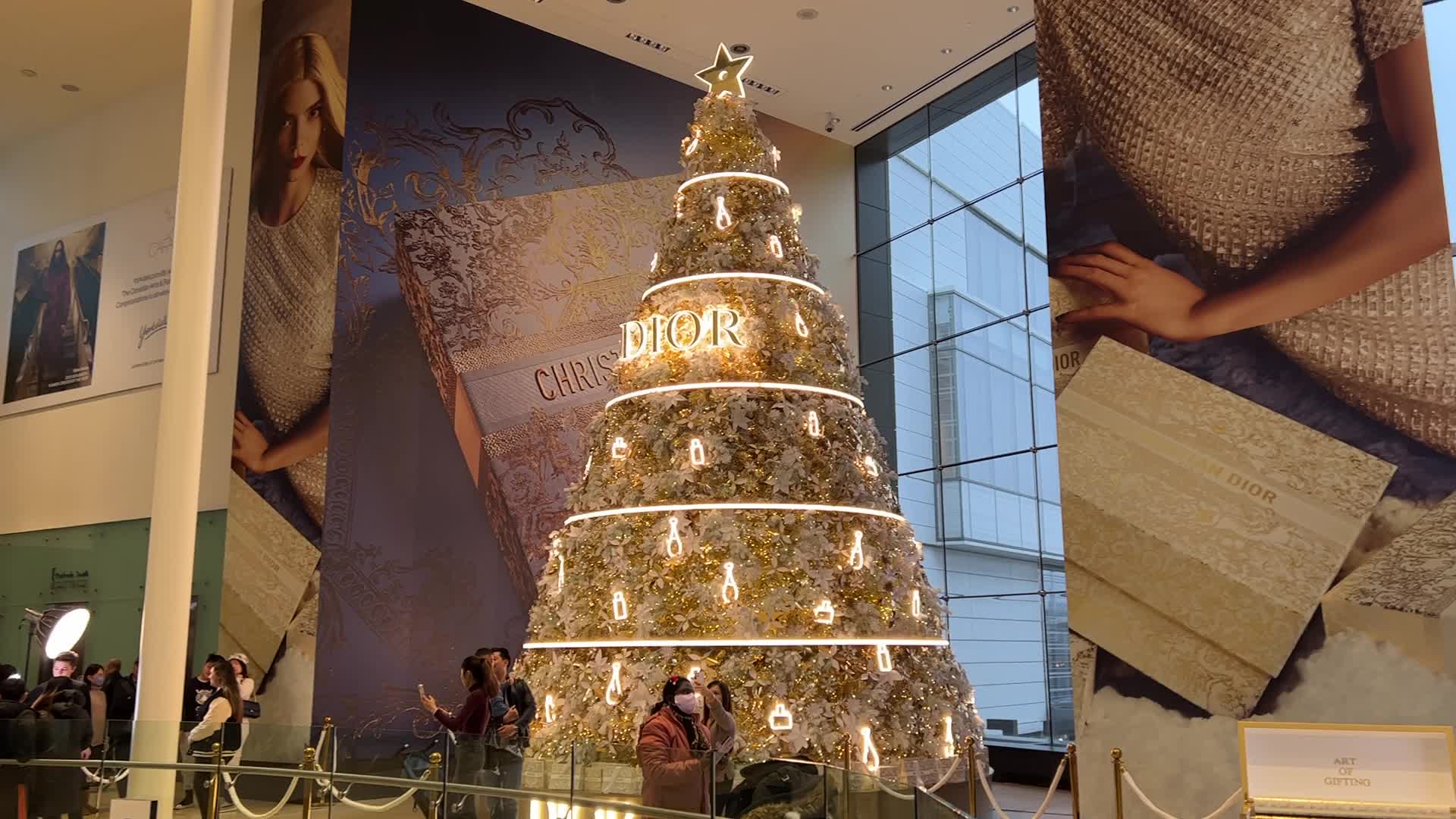 Dior Christmas tree