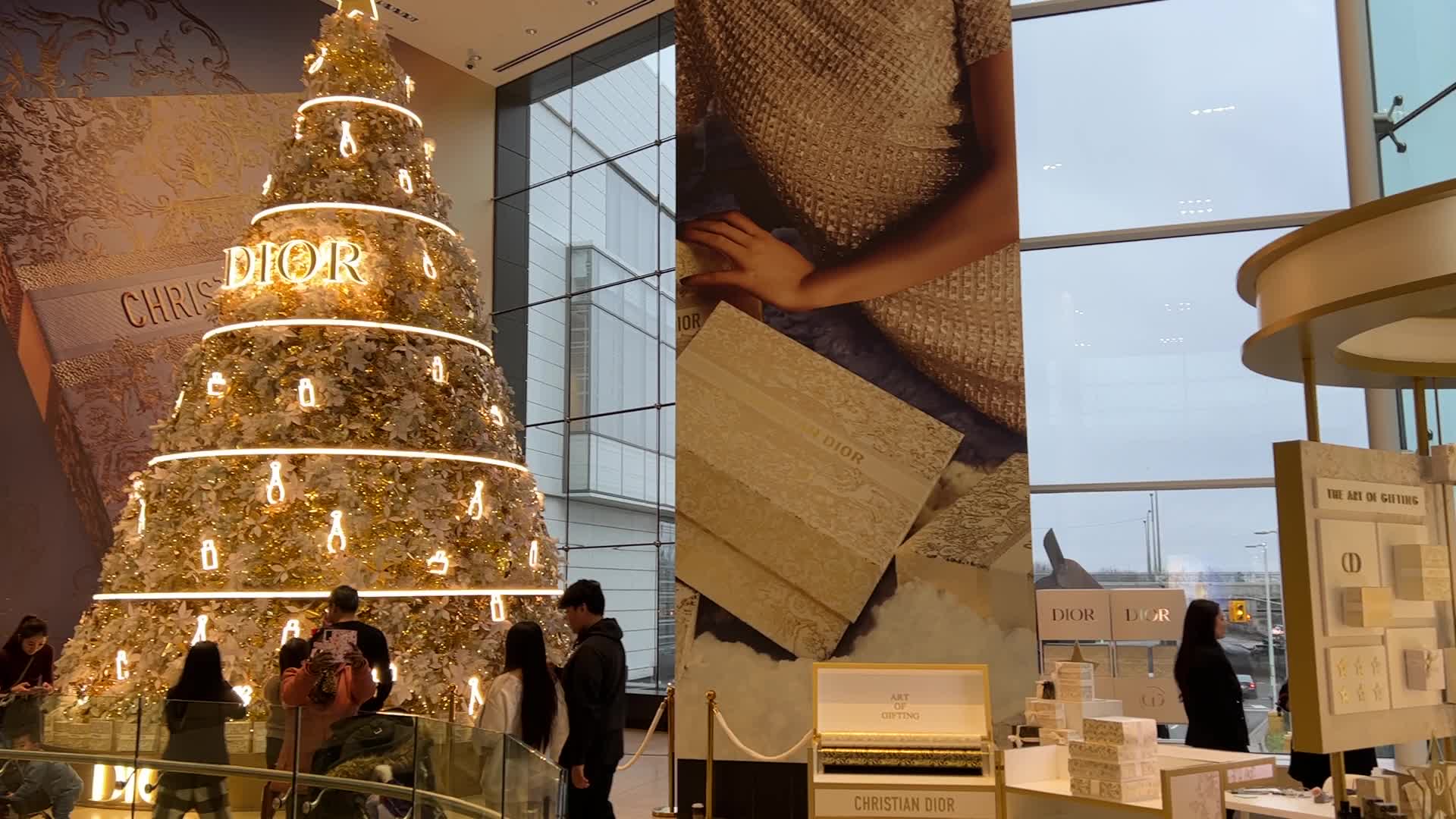 Dior Christmas tree