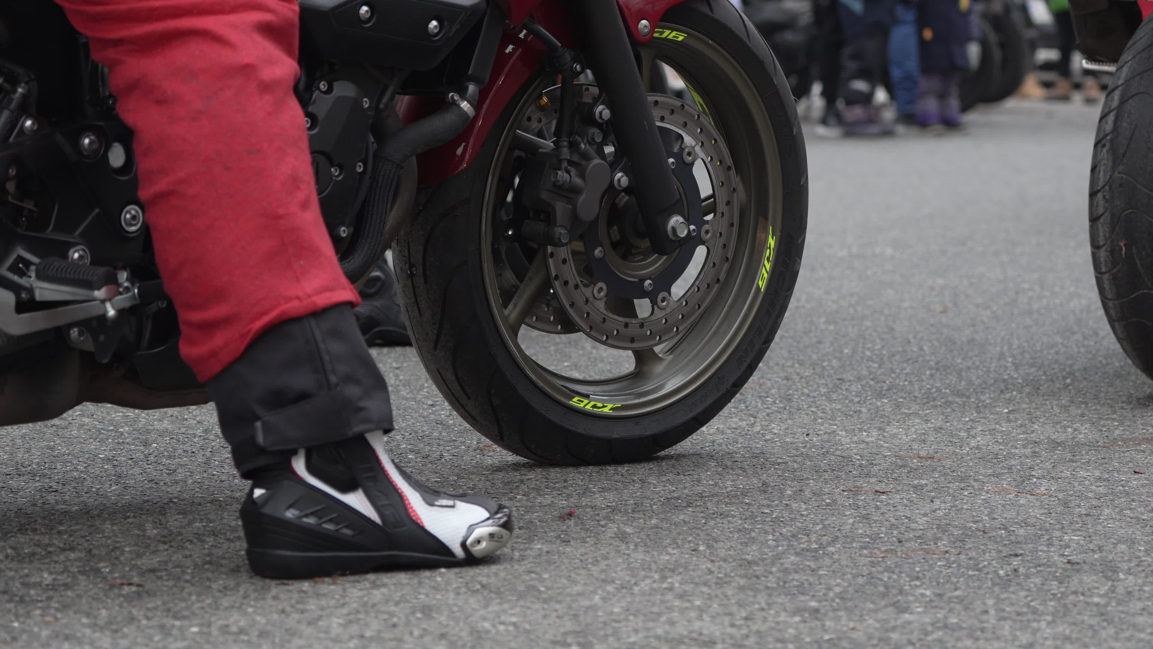 Santa Claus Motorcycle Ride for Charity in Warsaw