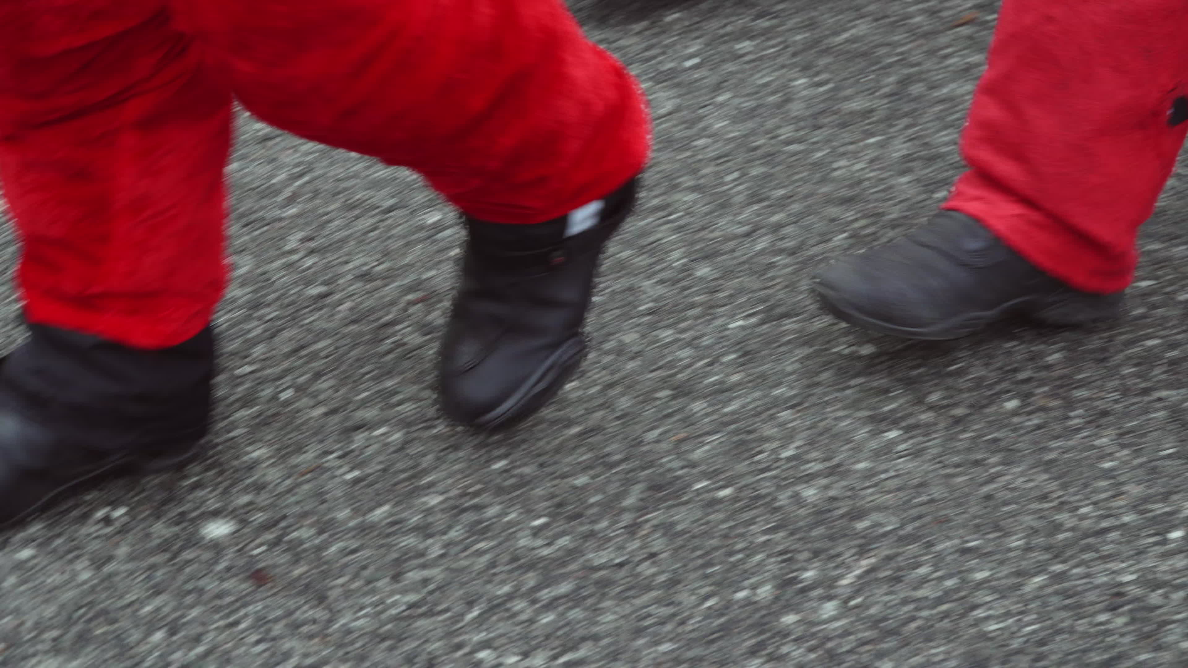 Santa Claus Motorcycle Ride for Charity in Warsaw