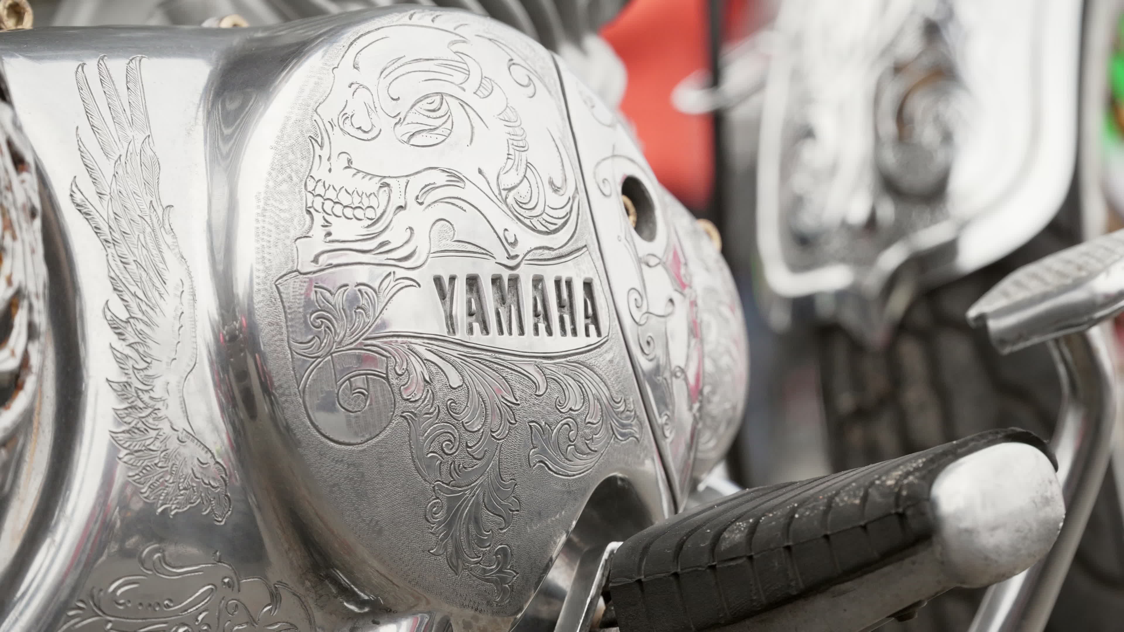 Santa Claus Motorcycle Ride for Charity in Warsaw