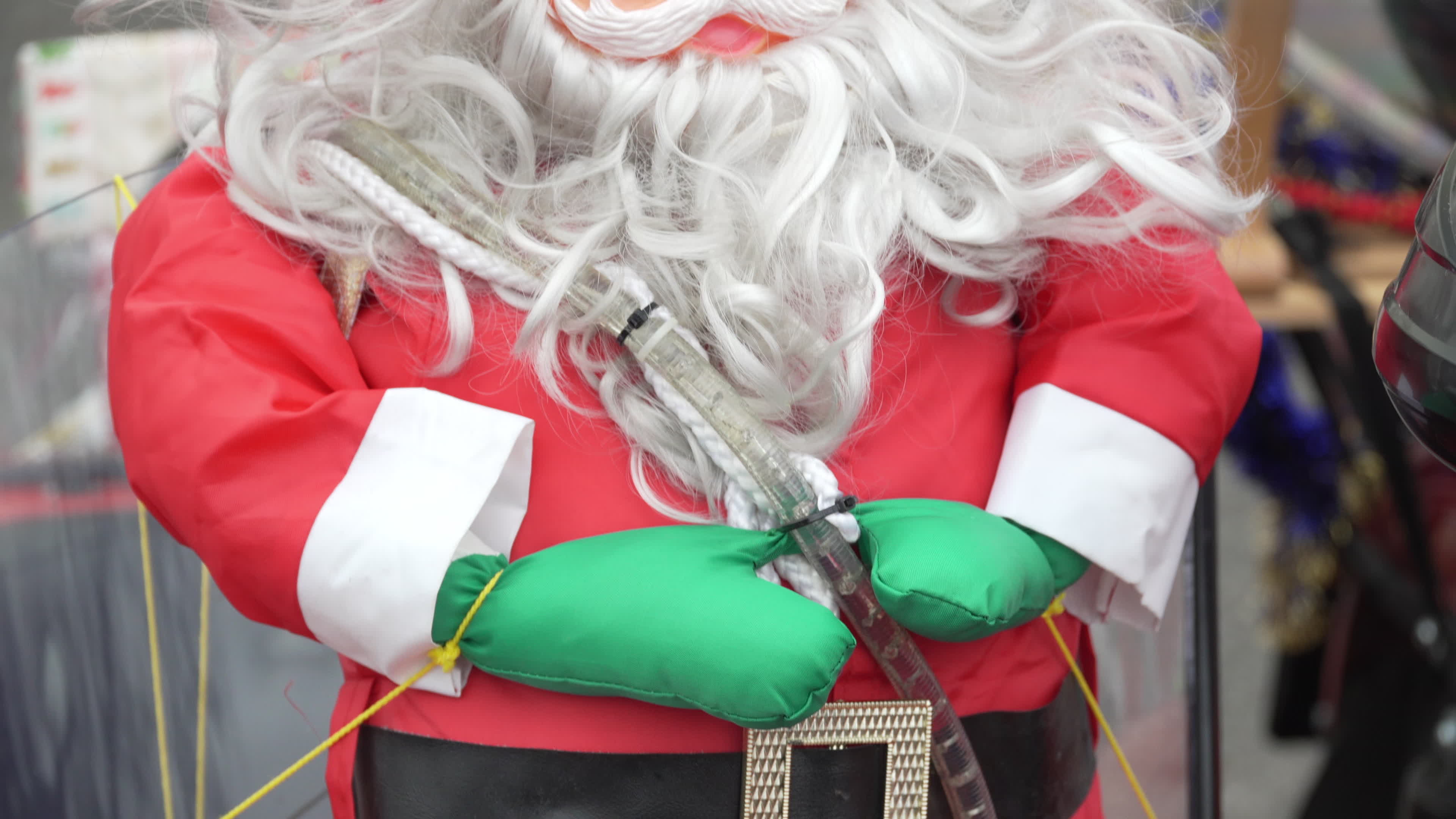 Santa Claus Motorcycle Ride for Charity in Warsaw