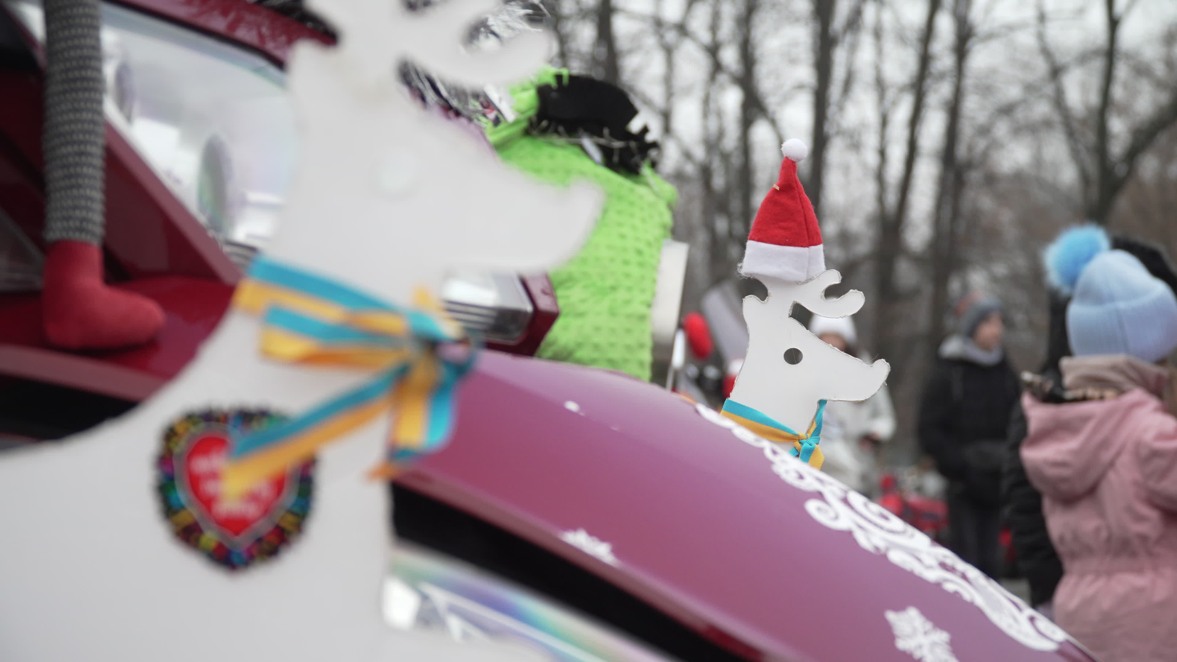 Santa Claus Motorcycle Ride for Charity in Warsaw