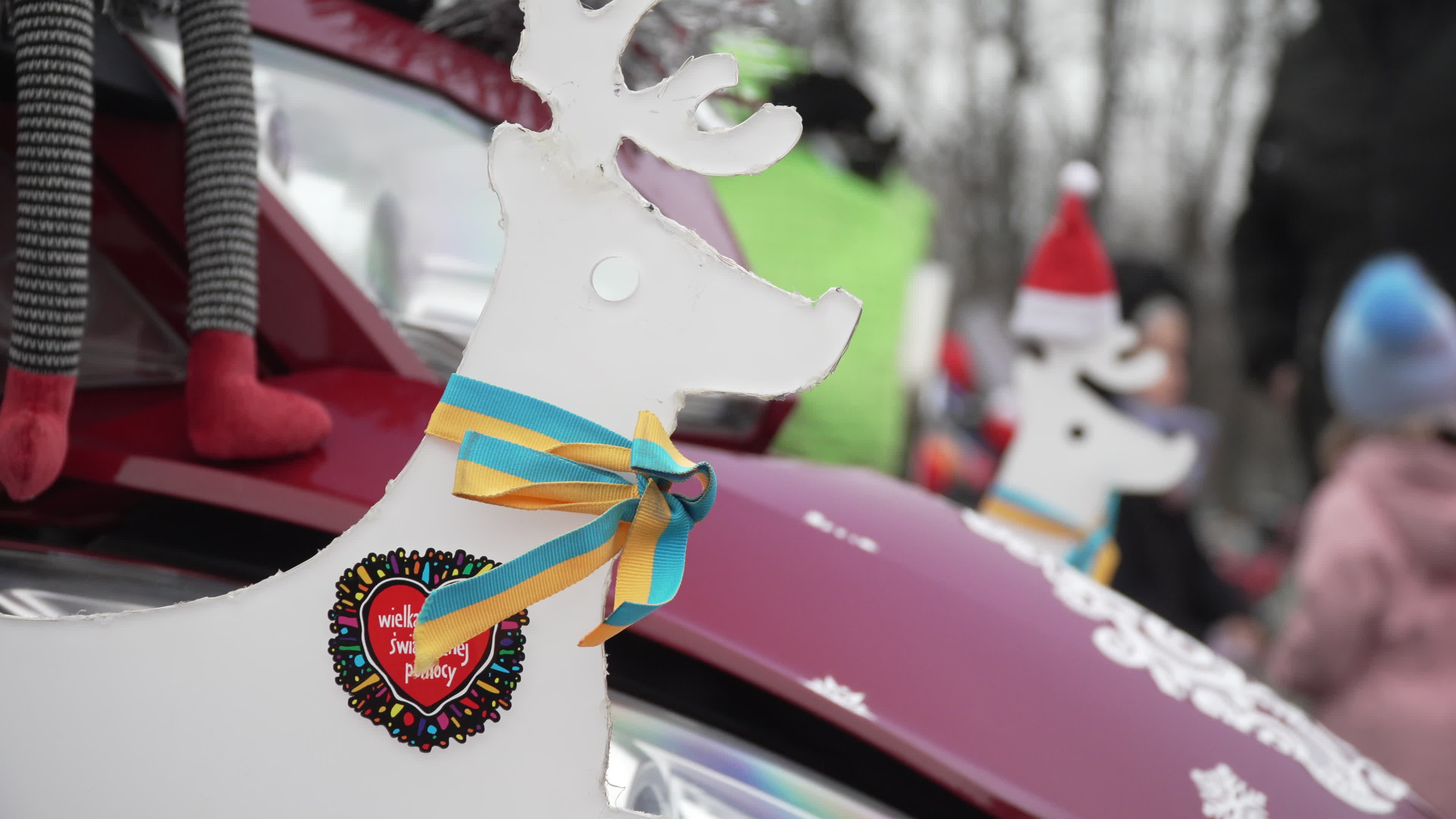 Santa Claus Motorcycle Ride for Charity in Warsaw