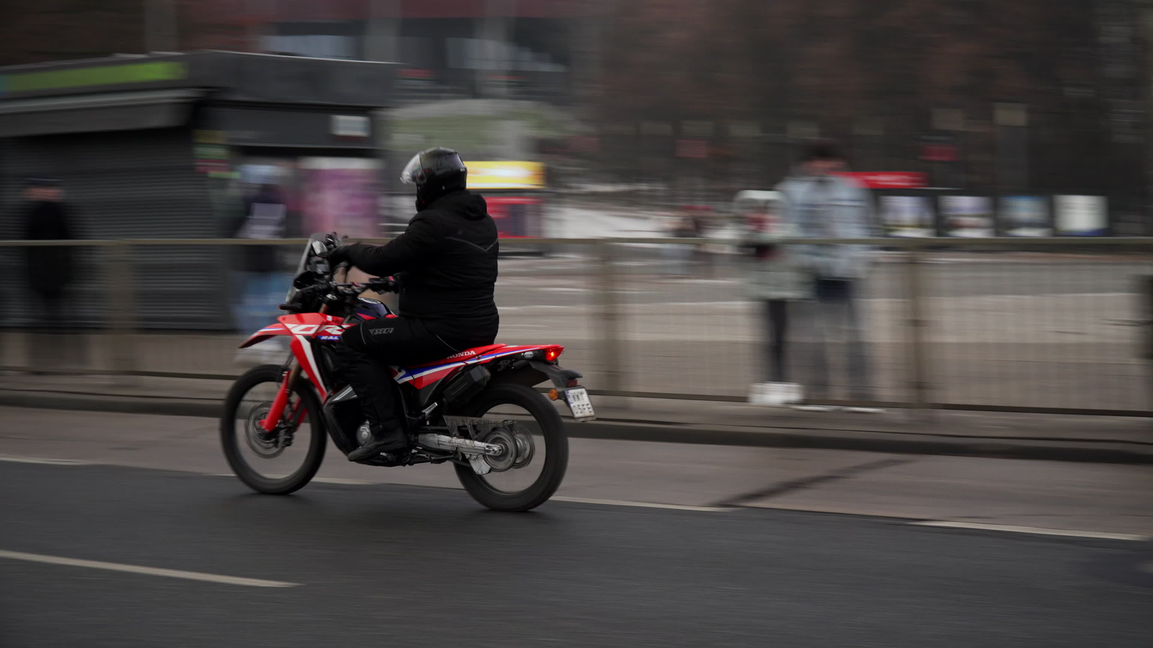 Santa Claus Motorcycle Ride for Charity in Warsaw