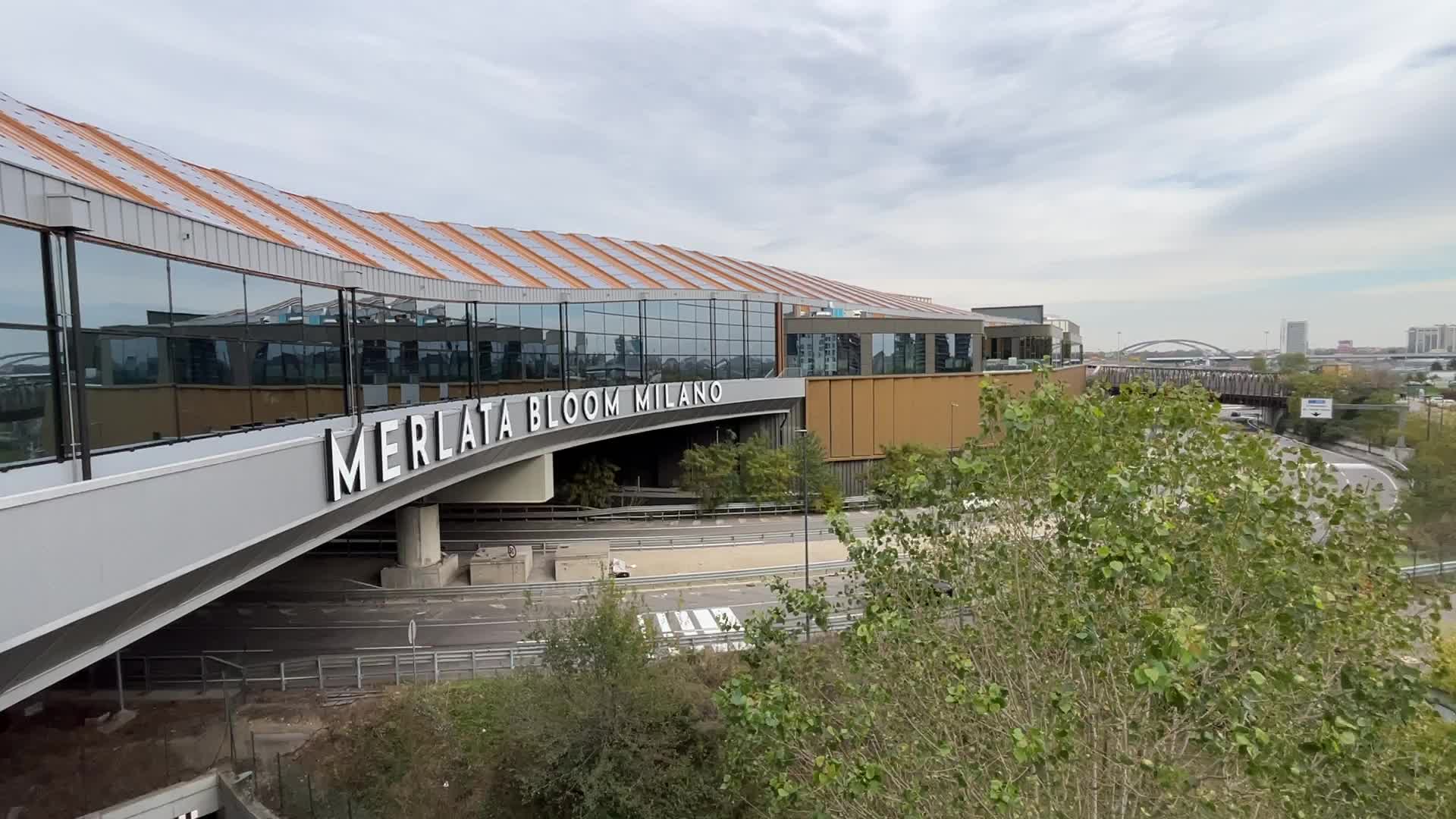 The inauguration of the shopping center and smart district Merlata Bloom Milan
