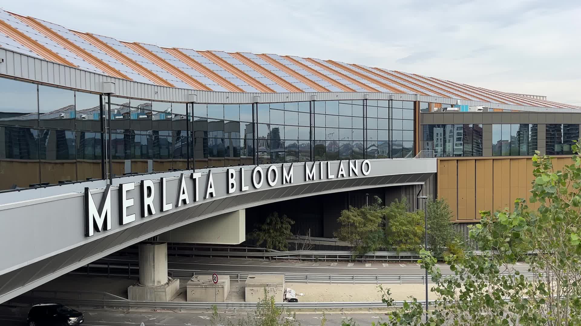 The inauguration of the shopping center and smart district Merlata Bloom Milan
